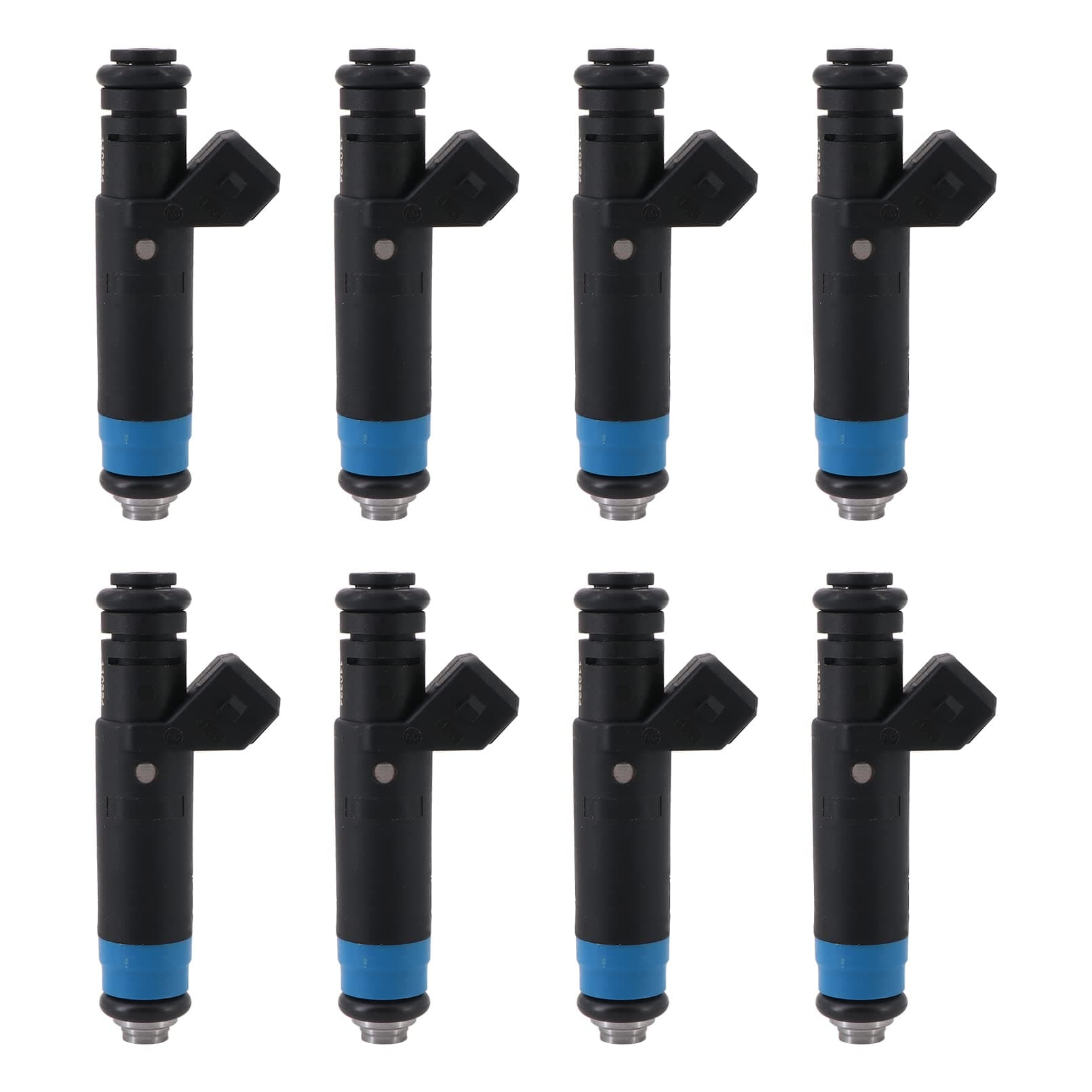 KIPA 8Pcs Fuel Injectors For Deka Ford Dodge V8 LT1 LS1 LS6 With 80Lb 850cc Engines Bosch EV1 Replace Siemens OEM # FI114992 110324 109991 FI114991