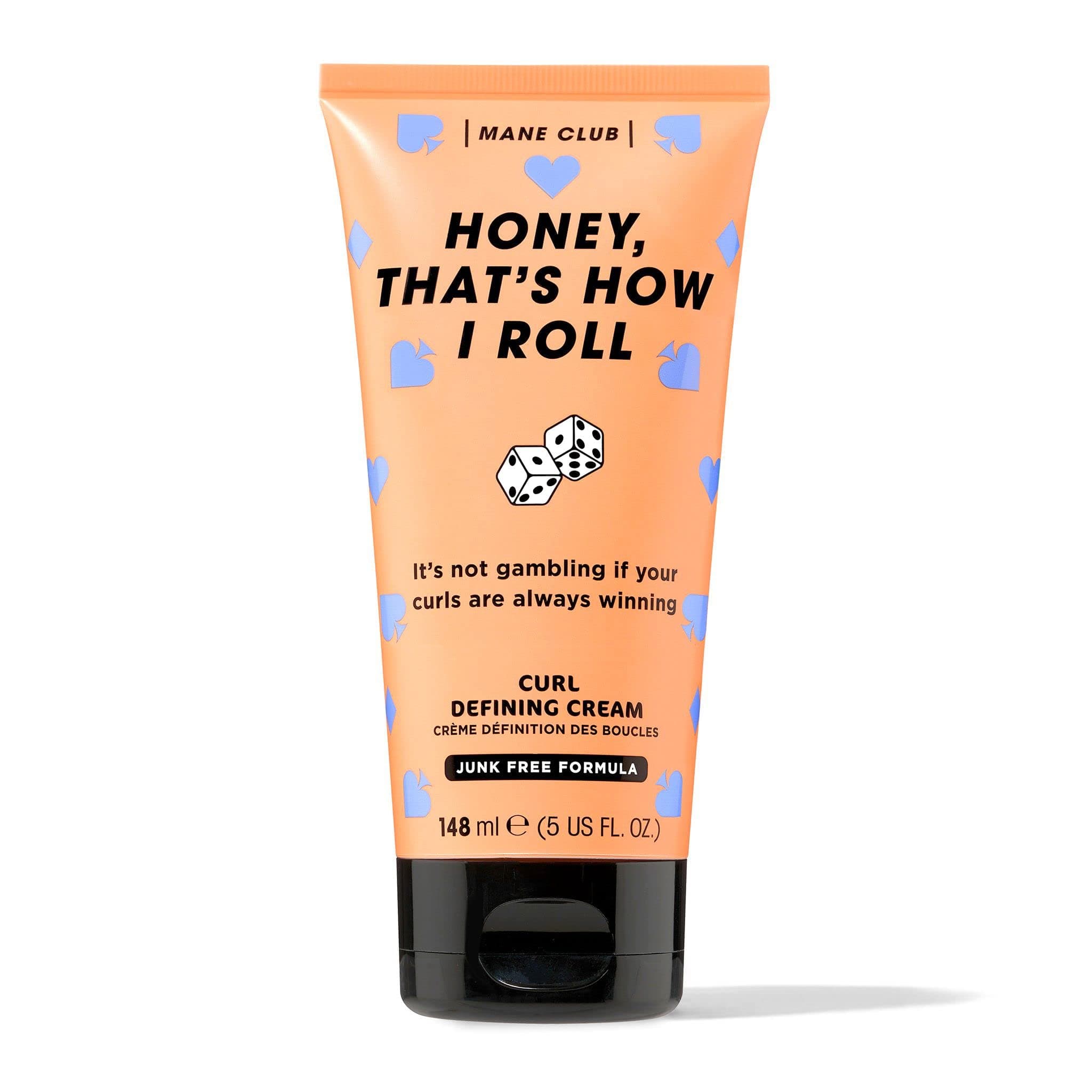 MANE CLUBHoney, That's How I Roll Curl Defining Cream cruelty free, vegan, no sulfates or parabens, 5 Oz