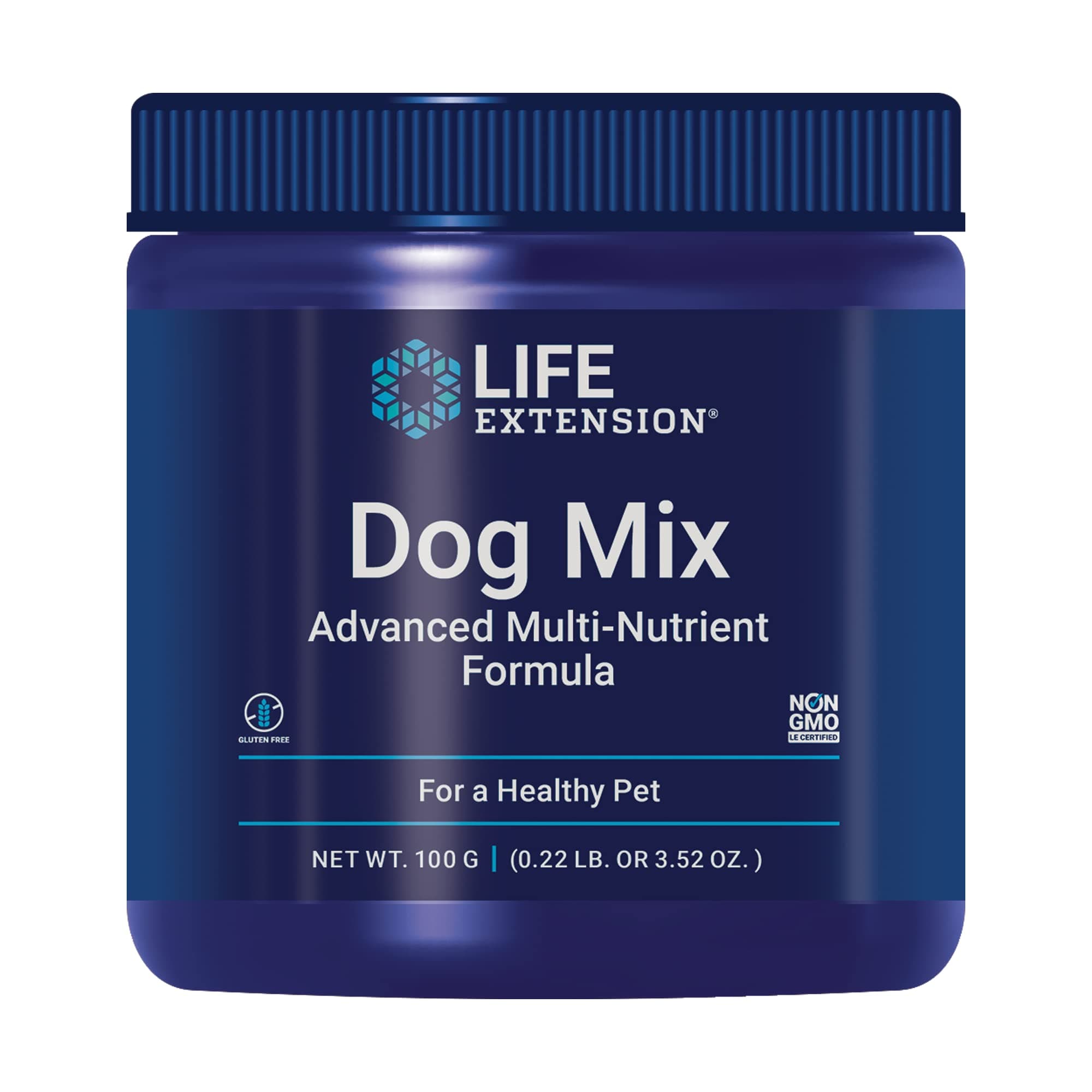 Dog Mix - Daily Nutrition Care Supplement Powder for Your Canine Pet - Advanced Formula with Vitamins, Probiotics & Essential Fatty Acids - Gluten-Free, Non-GMO – 100 g, 60 Servings