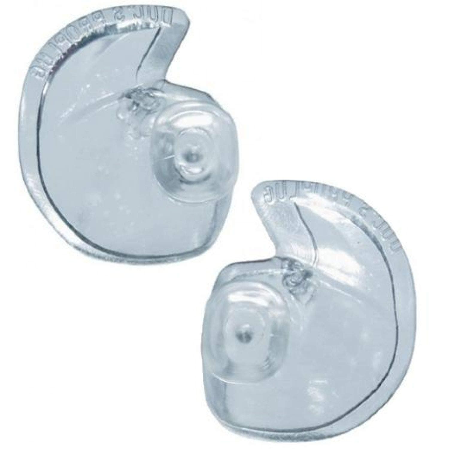 Doc's ProPlugs (pair) Clear, Vented - Tiny