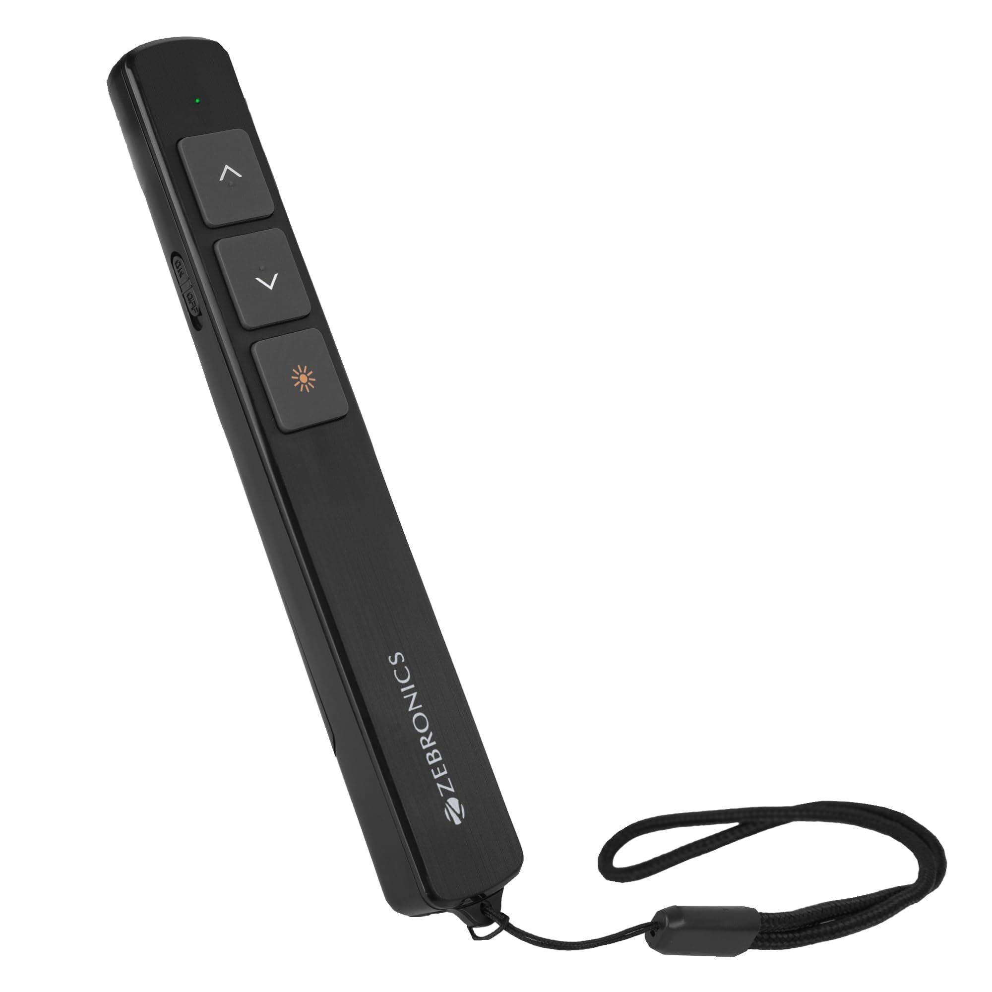 PP100, 2.4GHz Wireless LASER Pointer, Power Point Slide Changer, Page Flip Buttons, RED LASER, 10m Wireless Range + 100m LASER Range, Multi - OS | Software Compatible