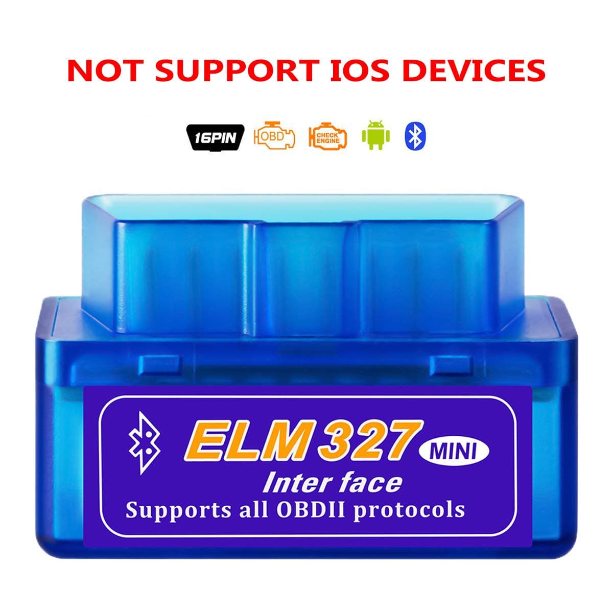 ELM327 OBDII Car OBD2 Reader Diagnostic Scanner Works with Android/Windows