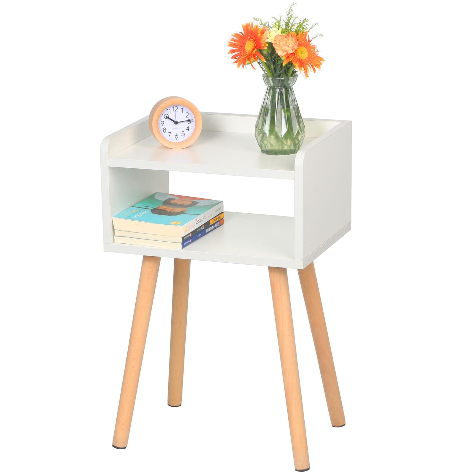 Mid-Century Modern Bedside Table