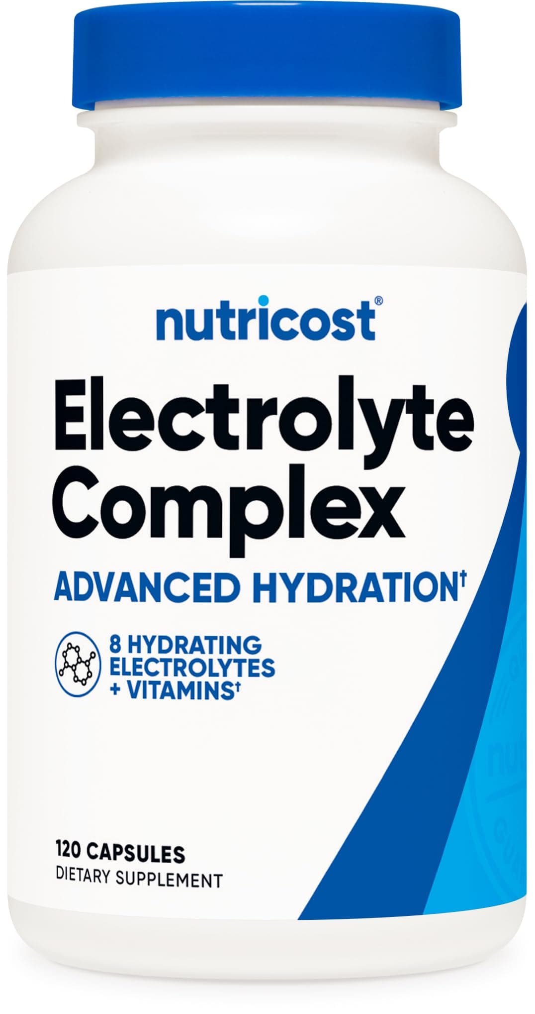 Electrolyte Complex (Advanced Hydration with Real Salt®) 120 Capsules - 8 Hydrating Electrolytes & Vitamins, Gluten Free, Non-GMO, Vegetarian