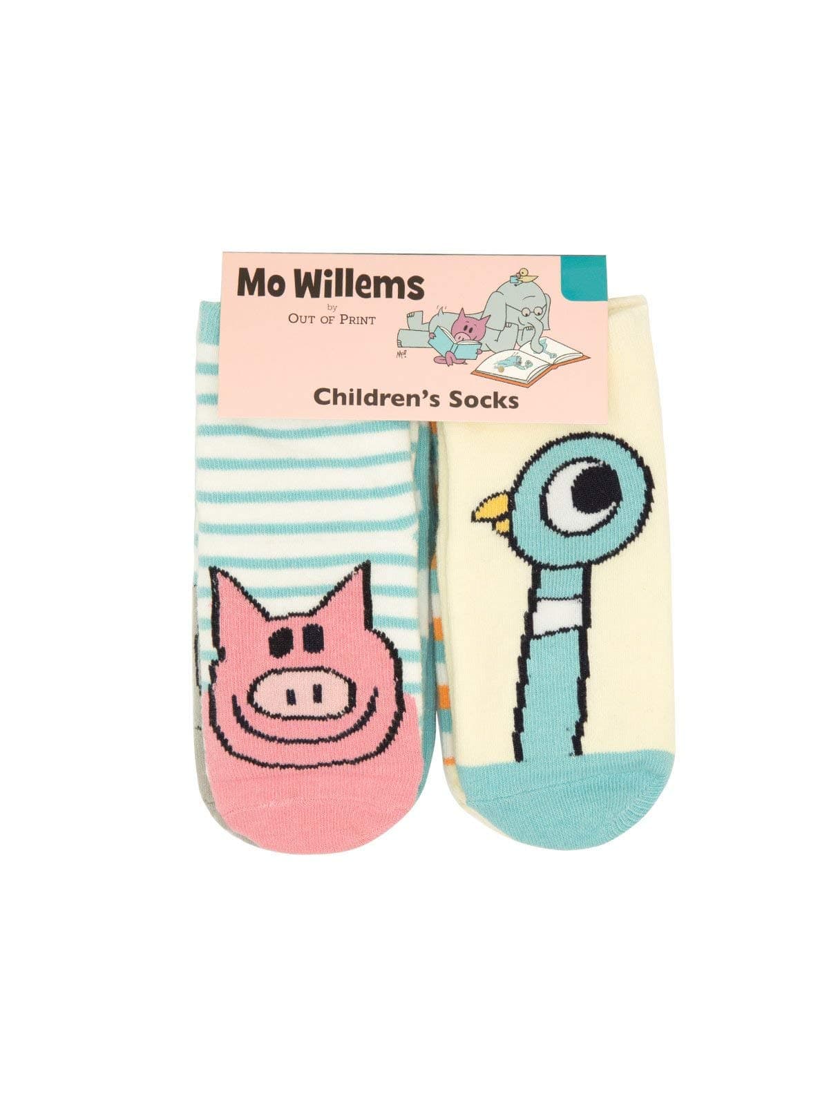 Out of Print Literary and Book-Themed Unisex Cotton Toddler Socks for Book Lovers, Readers, and Bibliophiles