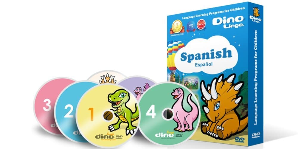 Spanish DVDs for children - Learn Spanish for kids DVD Set (6 DVDs)