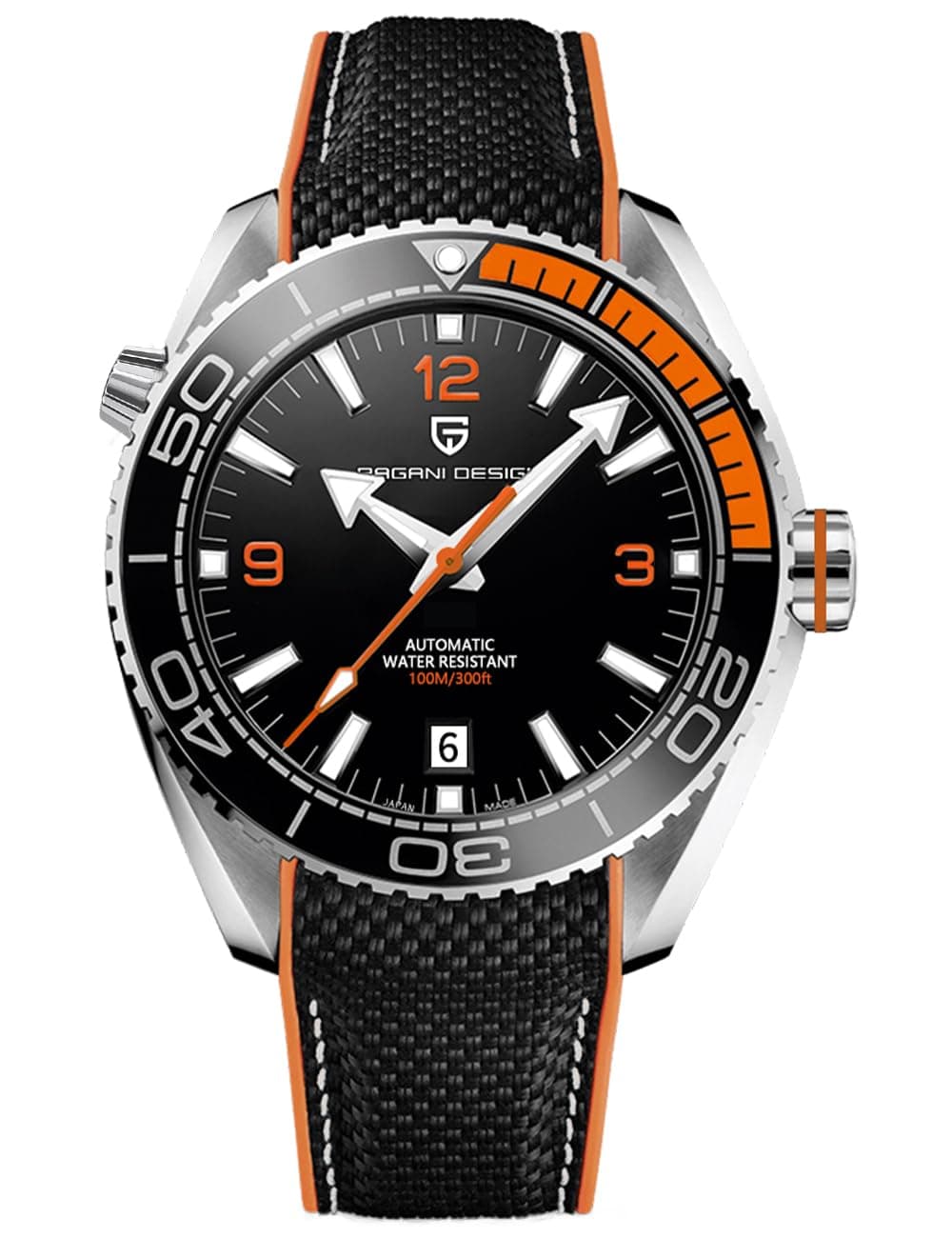 Pagani Design Watches for Men Automatic Mechanical Sports Diving Watch Japanese Movement, Wristwatches for Men