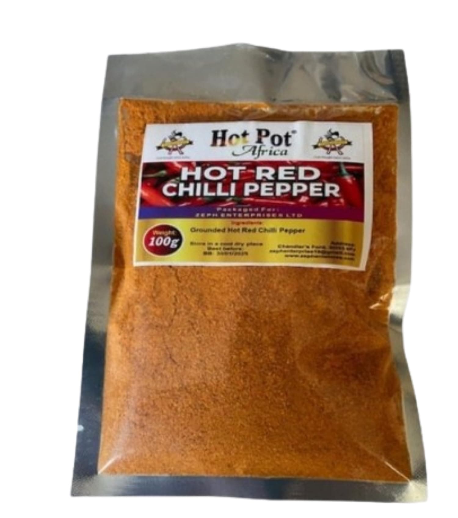 Chili Powder 100g Extra Hot Red Pepper Powder, Spicy & Natural, Hot Chili Powder 100g