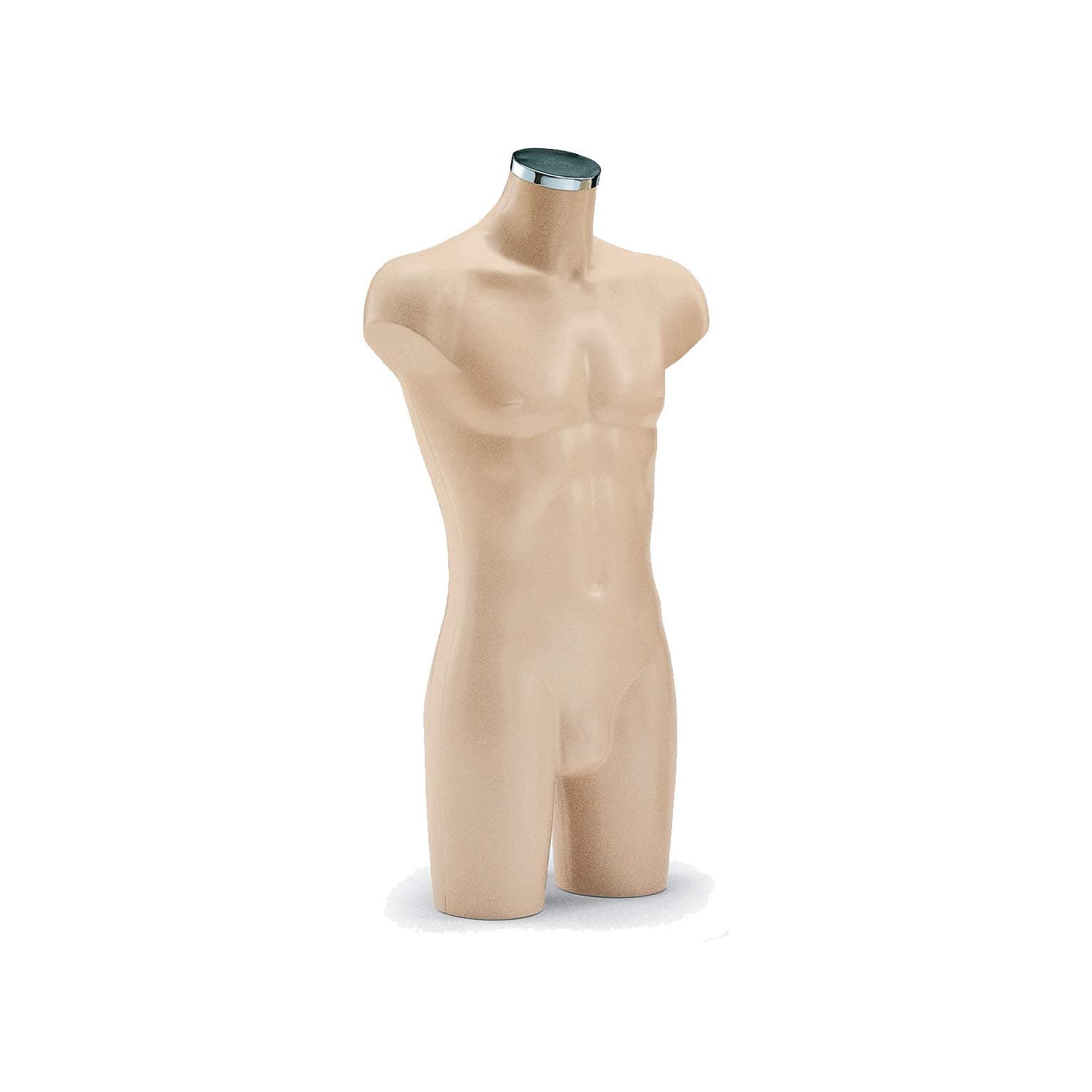 Fleshtone Male Sportswear Mannequin Display Bust for Swimwear Fashion and Shopfittings
