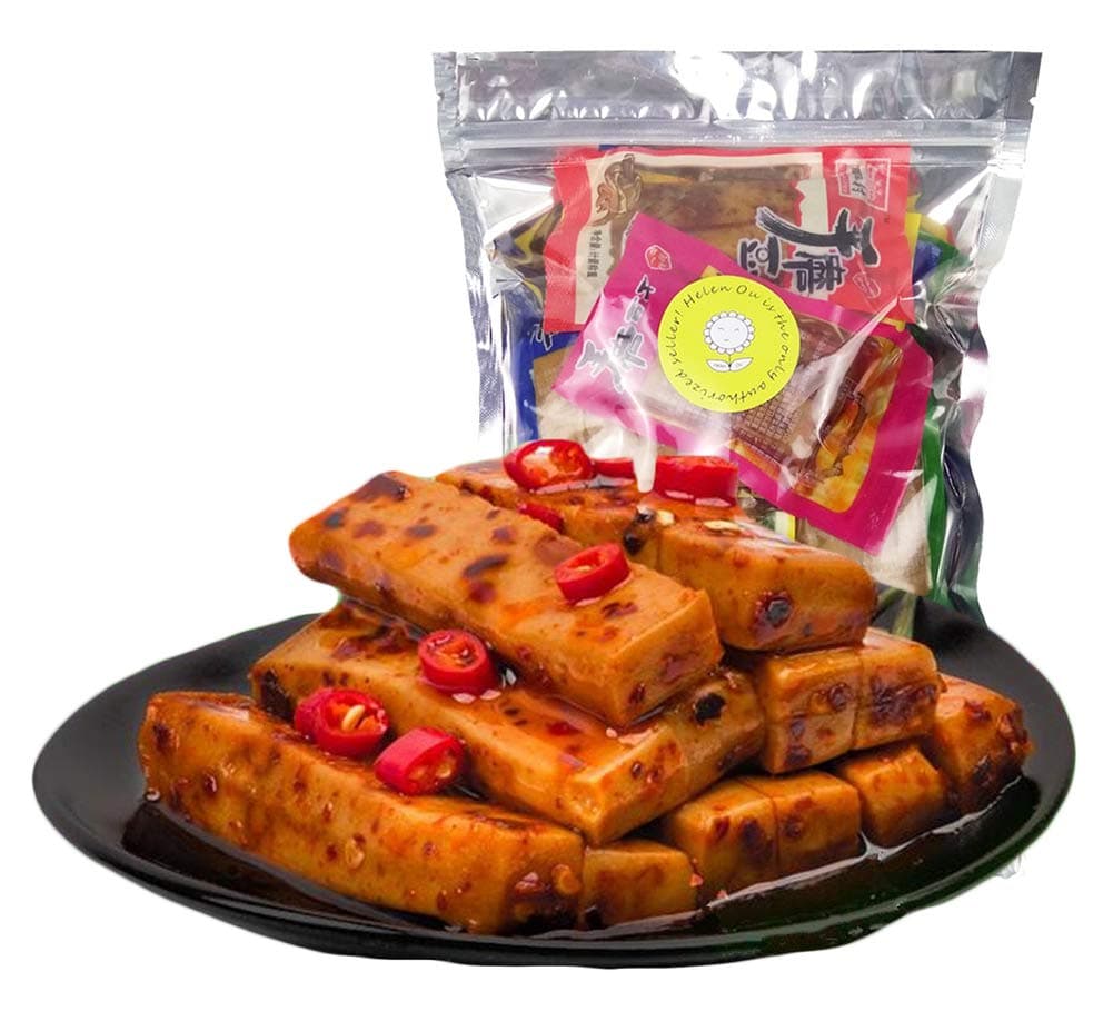 Helen ou @ Chongqing Specialty: Baiweicun Dried Bean Curd Tofu Snacks Mixed Flavor