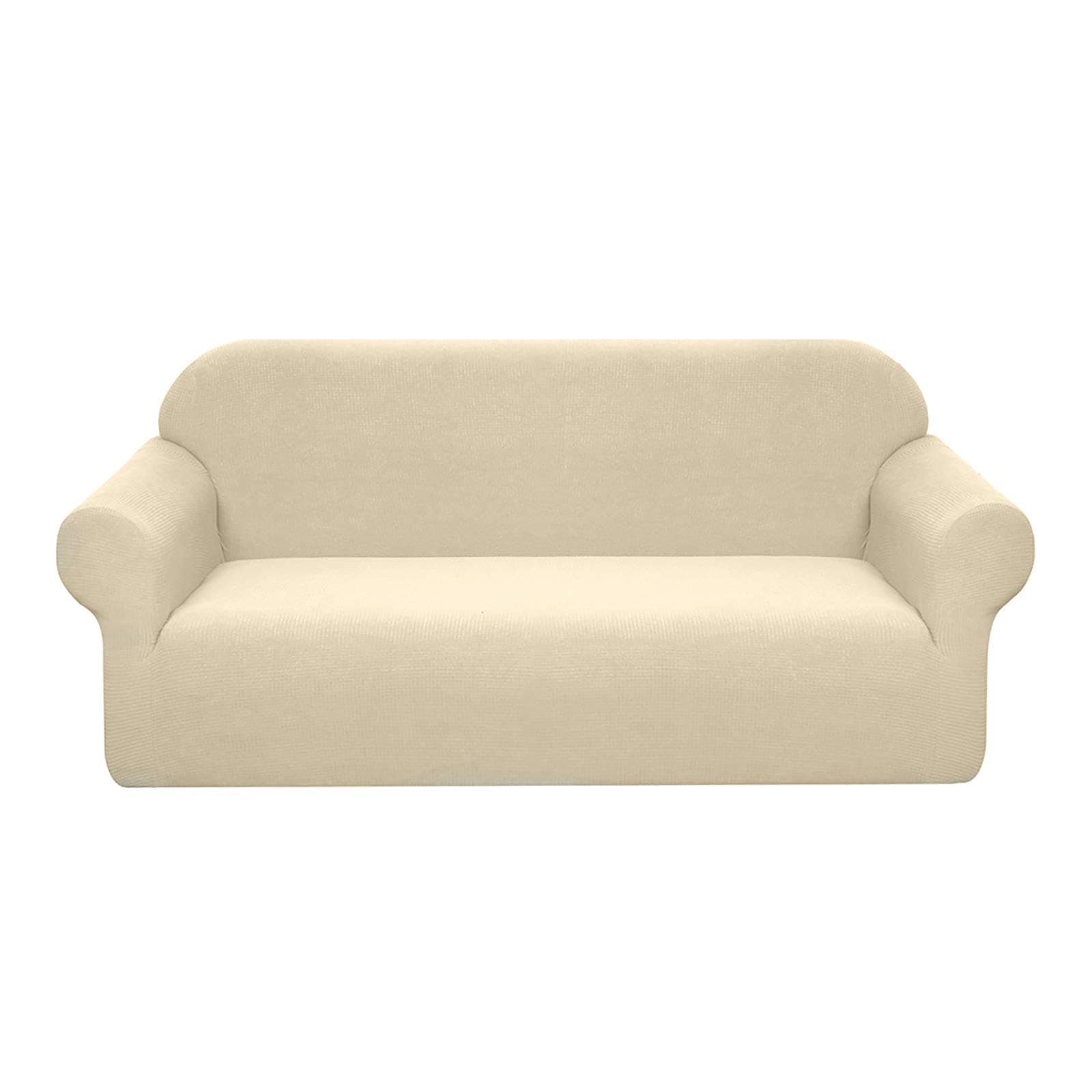 Granbest Premium Water Repellent Sofa Cover High Stretch Couch Slipcover Super Soft Fabric Couch Cover (Beige,Large)