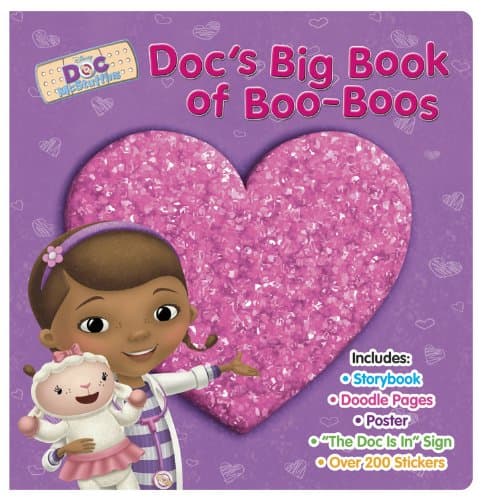 Doc McStuffins Doc's Big Book of Boo-Boos (Disney Doc Mcstuffins) Hardcover – Sticker Book, September 2, 2014