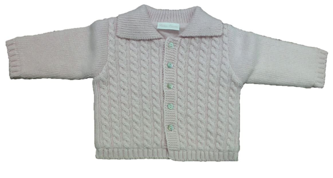 Thick Heavy Cashmere Wool Hand Knited Baby Sweater