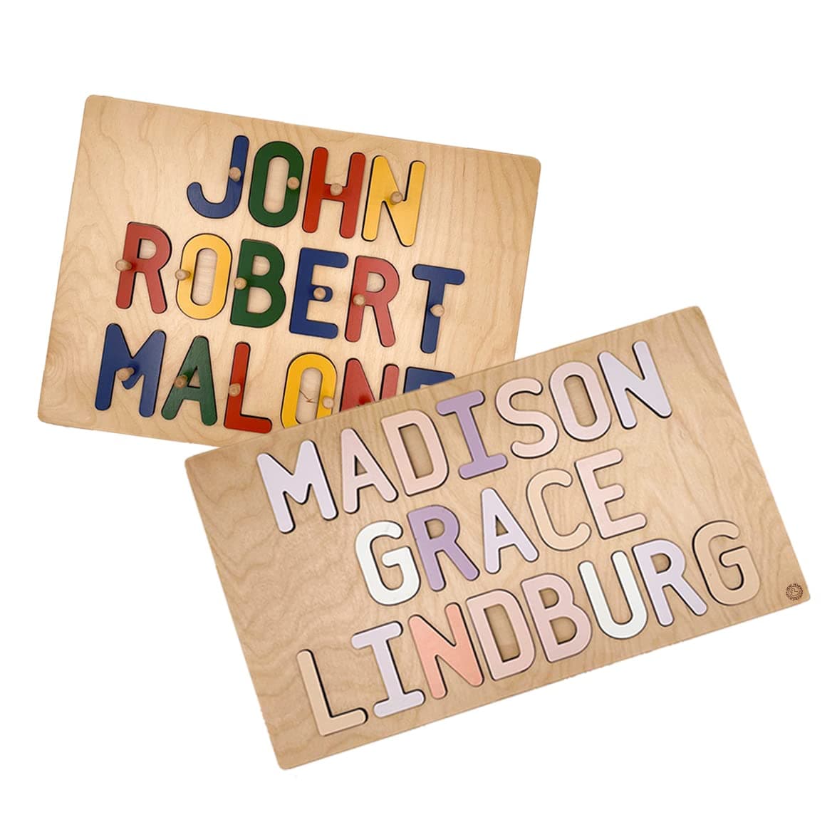 Kids Personalized Wooden Puzzle, Two or Three Names - 12/17: Last Day for Purchase