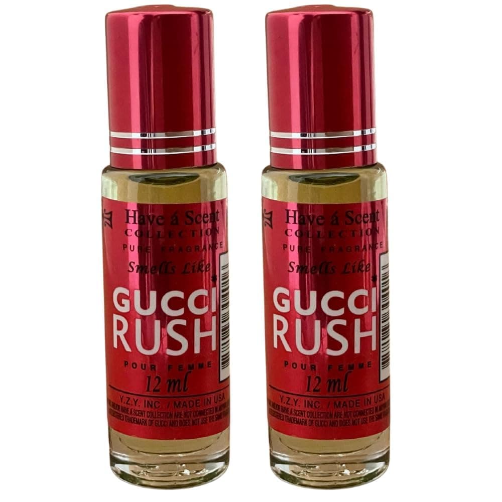 Fragrance Perfume smell like Guci Rush W Roll On Oil 12ml (Pack of 2)