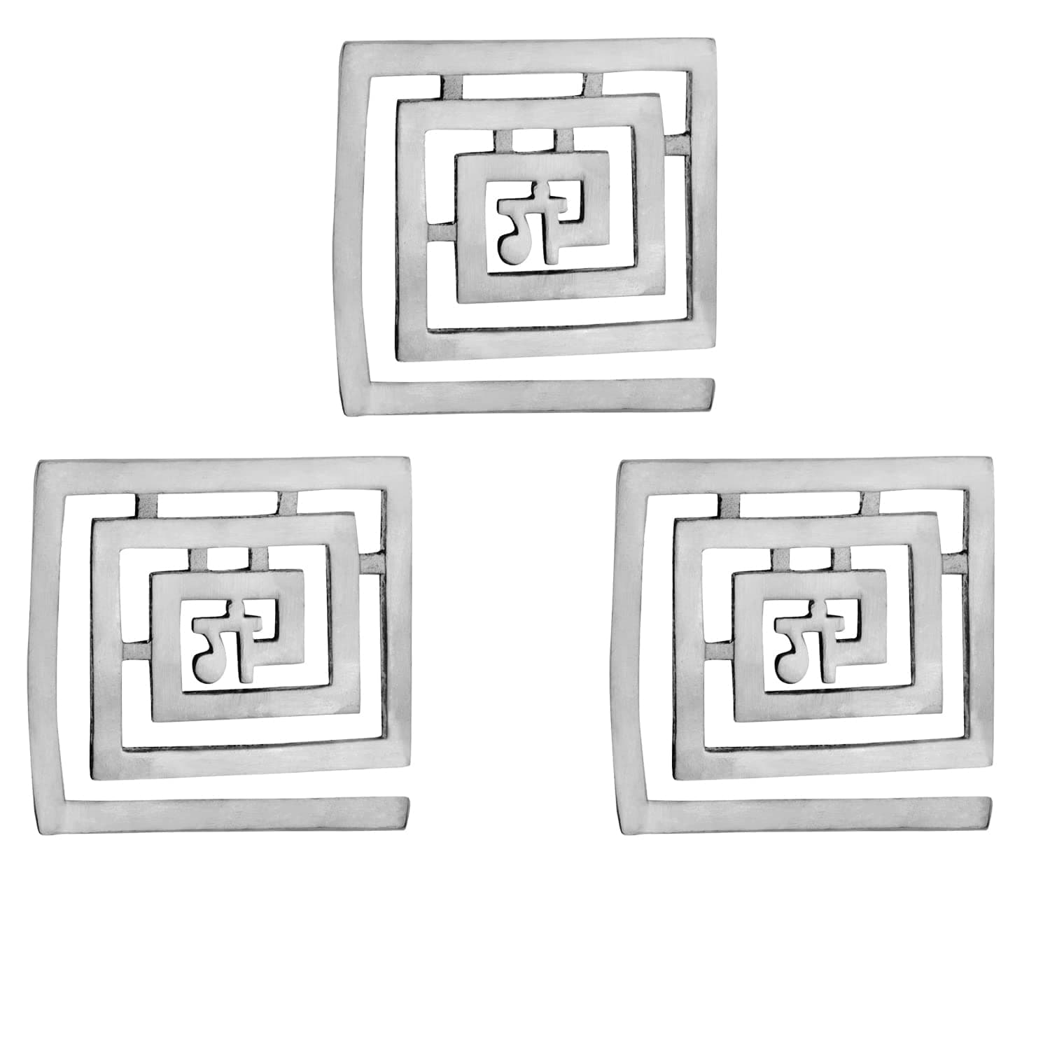 Gaa (गं) Lead Helix | 4-Inch Approx | Pack of 3 | South West/West | Vastu Remedy for Main Door Entrance | Vastu Remedies Products