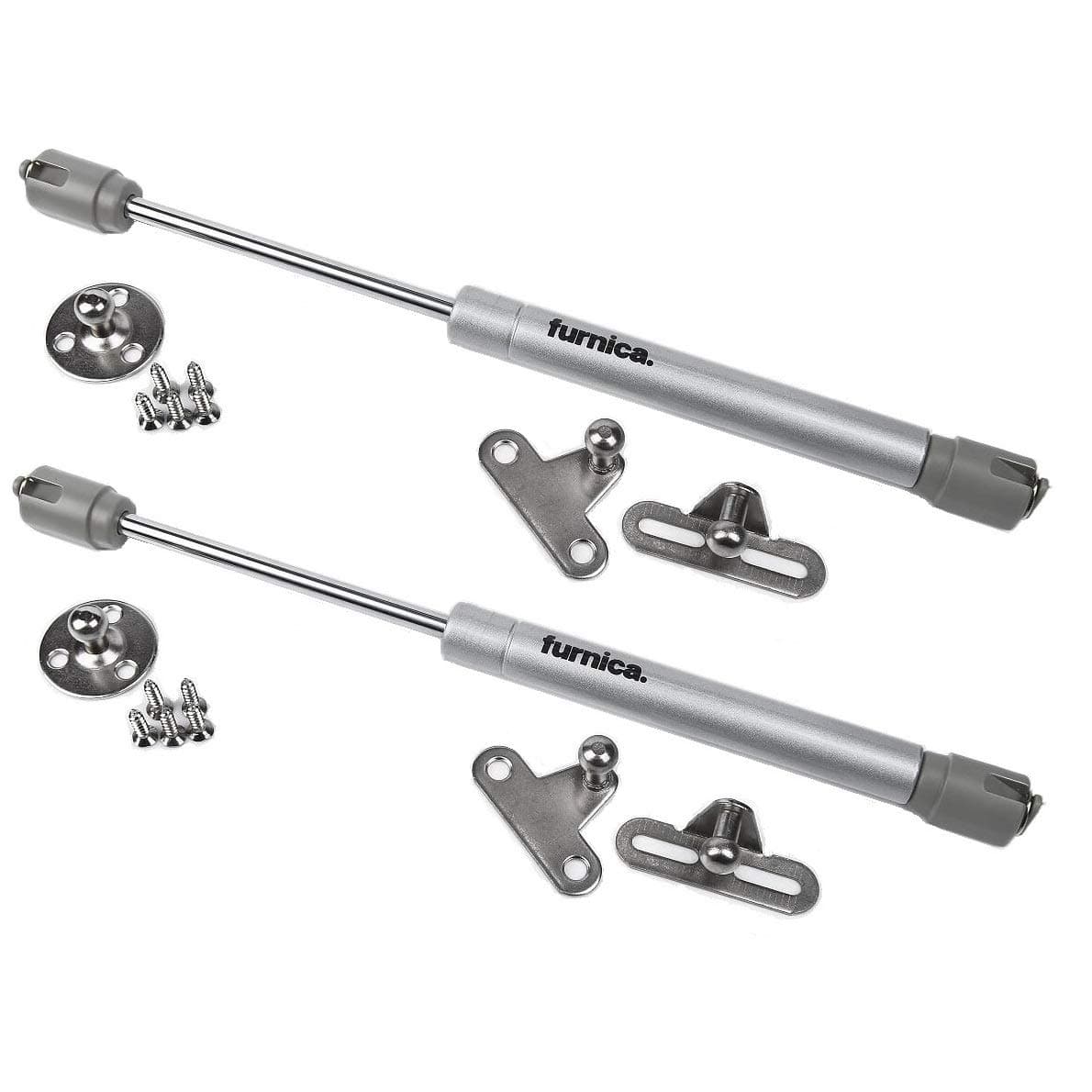 2x Telescopic Gas Lift Soft Close Strut (120N)