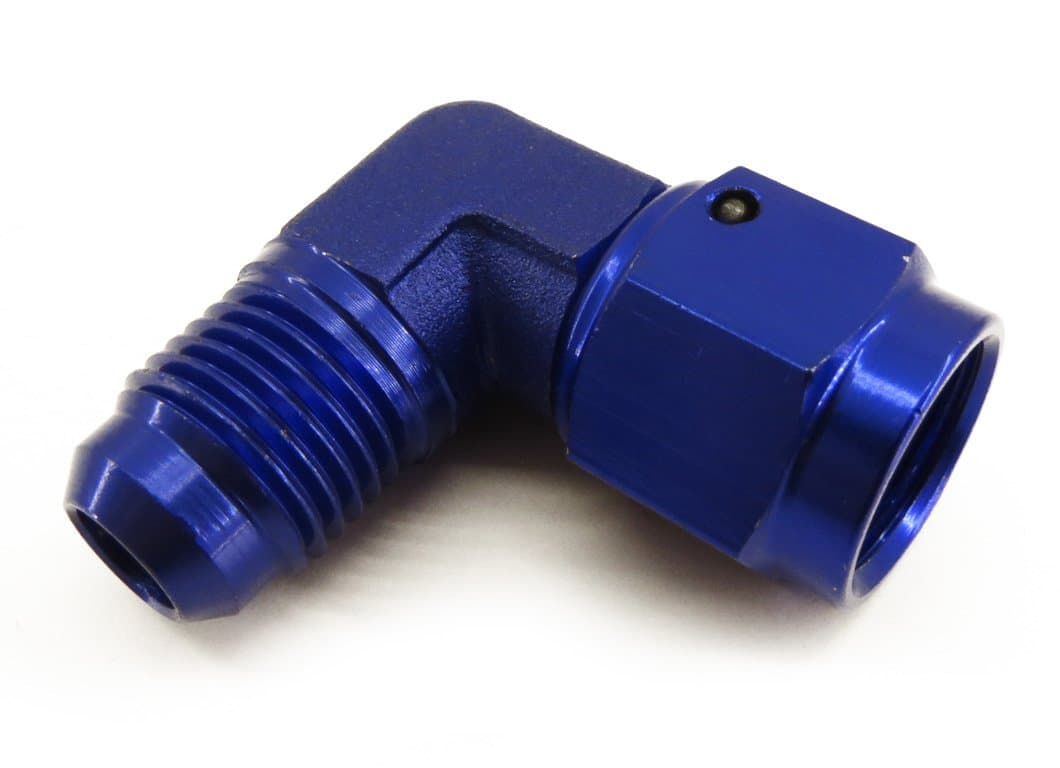 AN -6 AN6 90° Female to male flare swivel