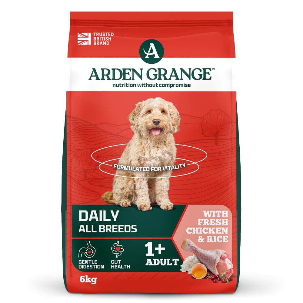 Adult Dry Dog Food Chicken and Rice, 6 kg