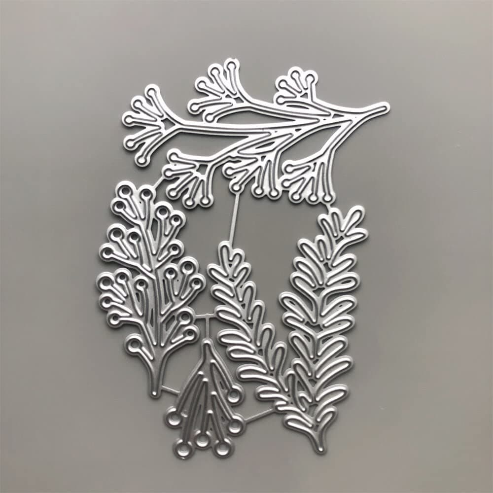 FreeShipping Over 15 USD 2022 New Leaves Metal Cutting Dies for Card Making Embossing Paper Photo Album Stamps Crafts Templates Mould Stencils