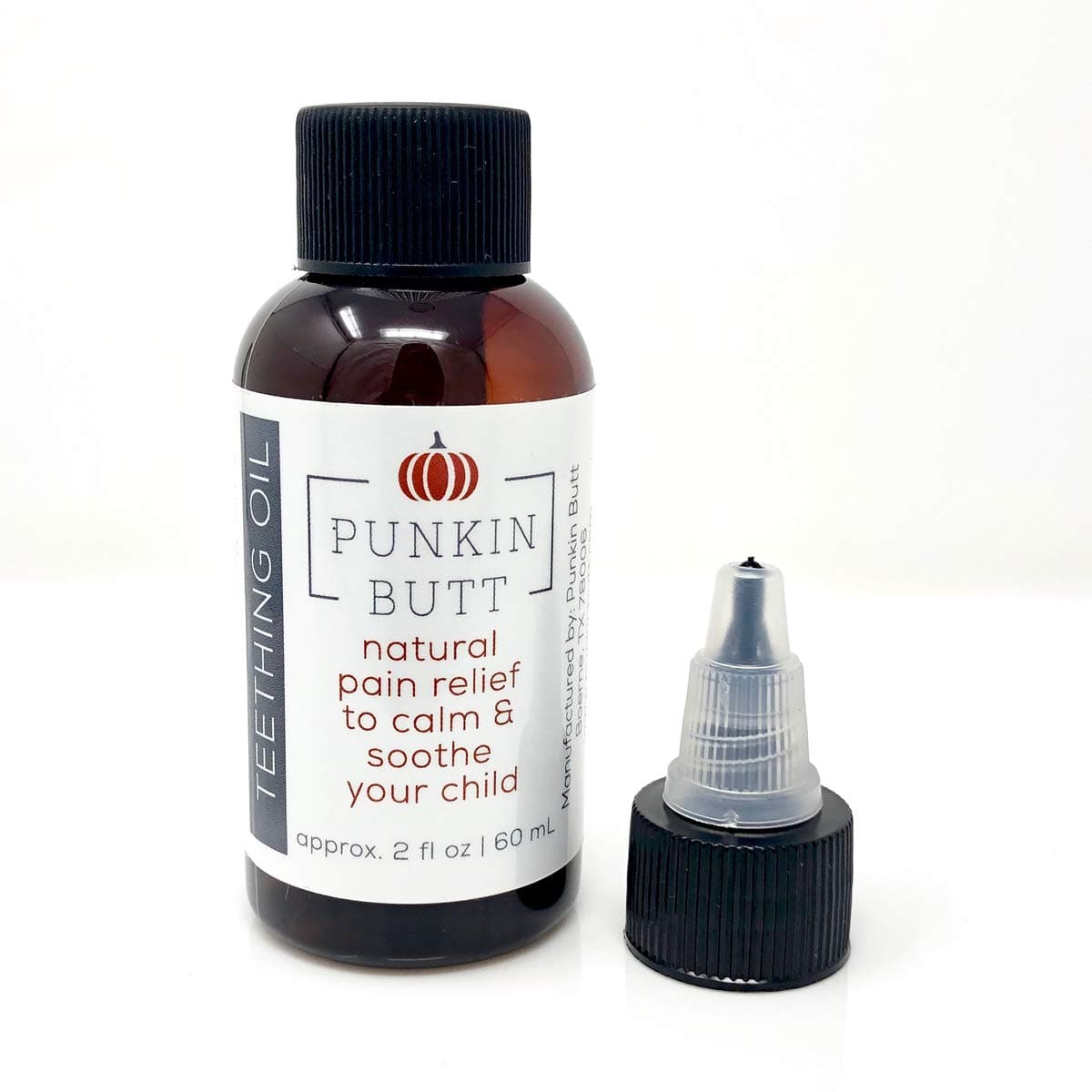 Punkin Butt Teething Oil with Slow Release Dispenser Cap
