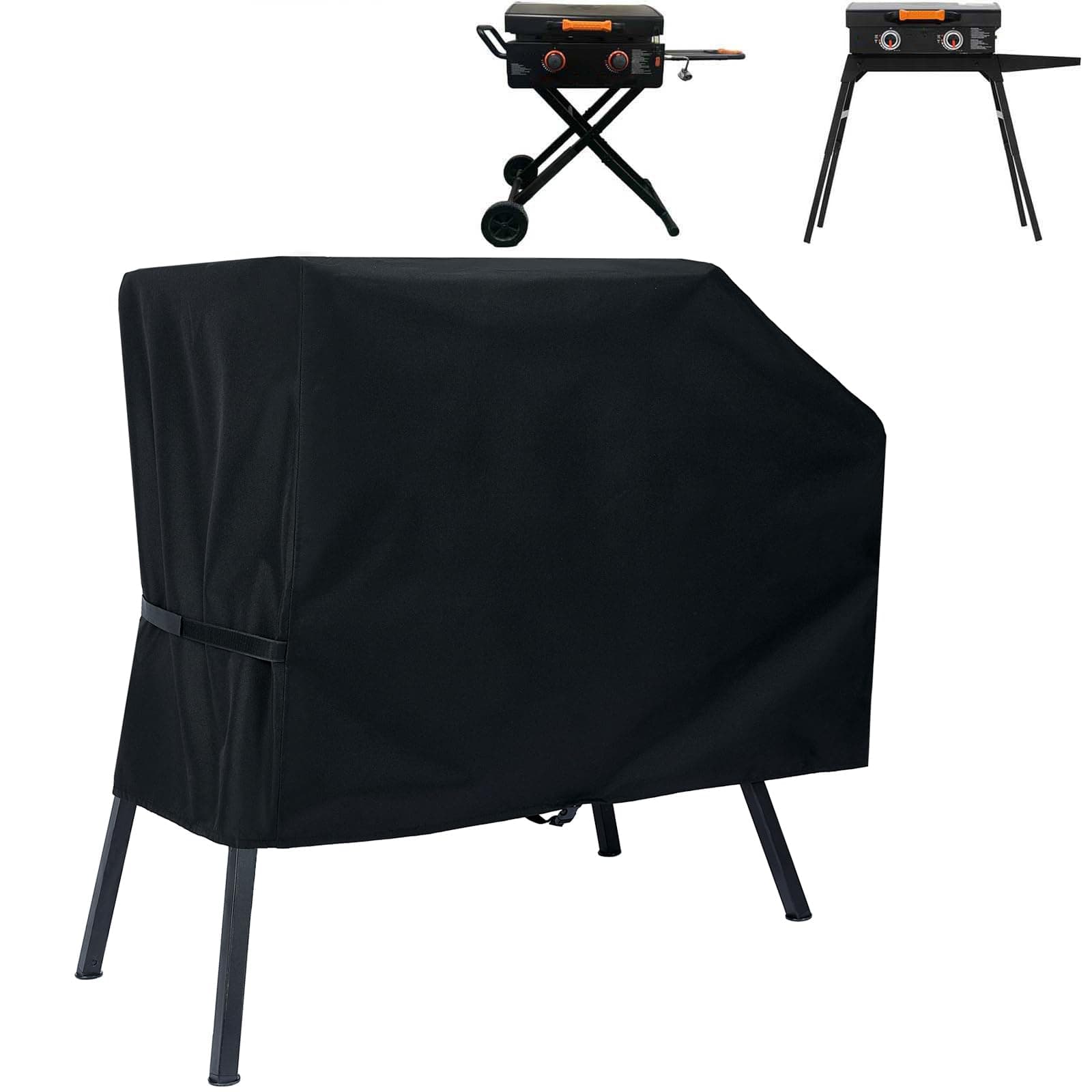 Grill Cover for Blackstone 22 inch 17 inch Griddle with Hood and Stand, NOELIFE Waterproof Griddle Cover Windproof and UV Resistant Outdoor BBQ Grilling Cover with Bonus Storage Bag