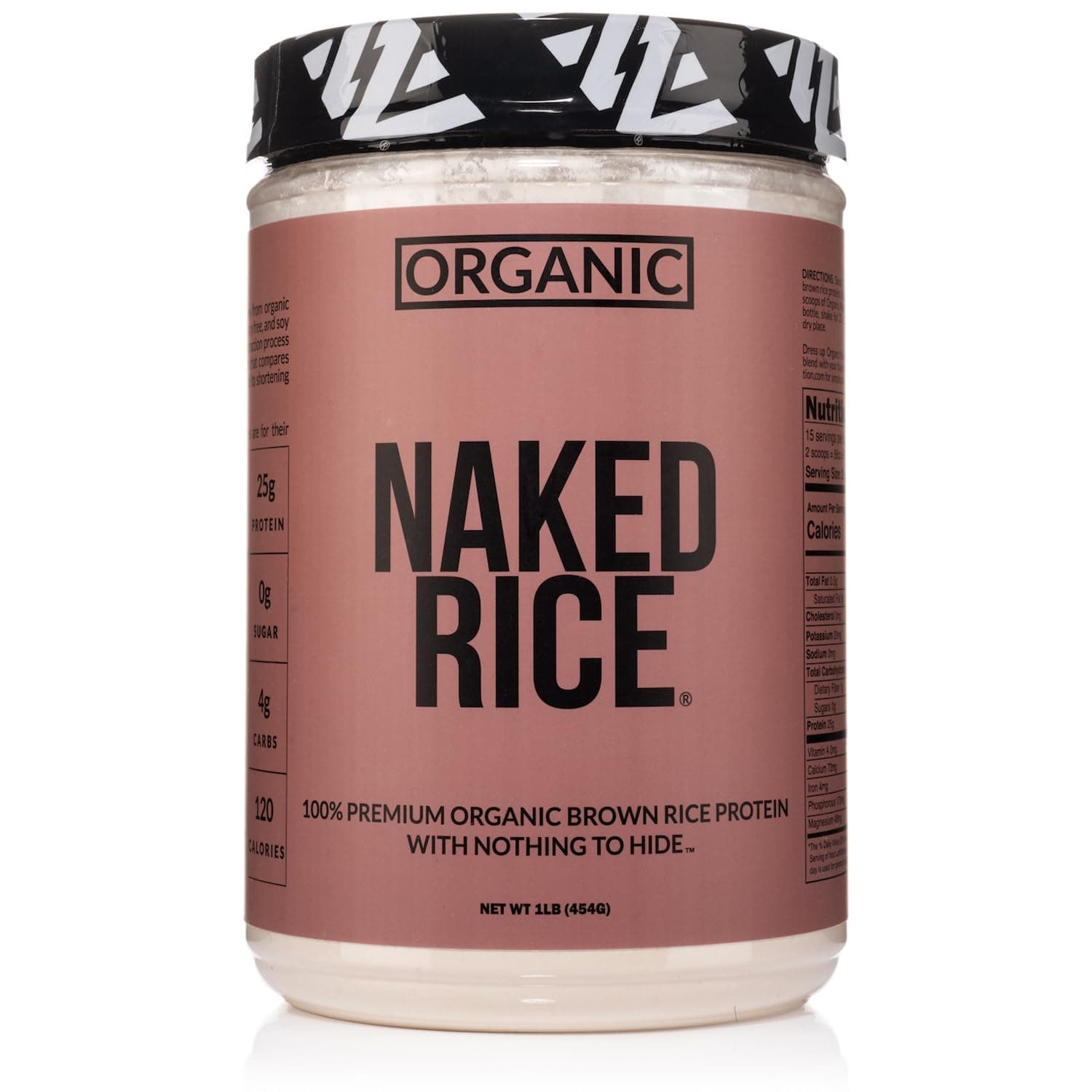Rice 1Lb - Organic Brown Rice Protein Powder - Vegan Protein Powder, GMO Free, Gluten Free & Soy Free. Plant-Based Protein, No Artificial Ingredients - 15 Servings