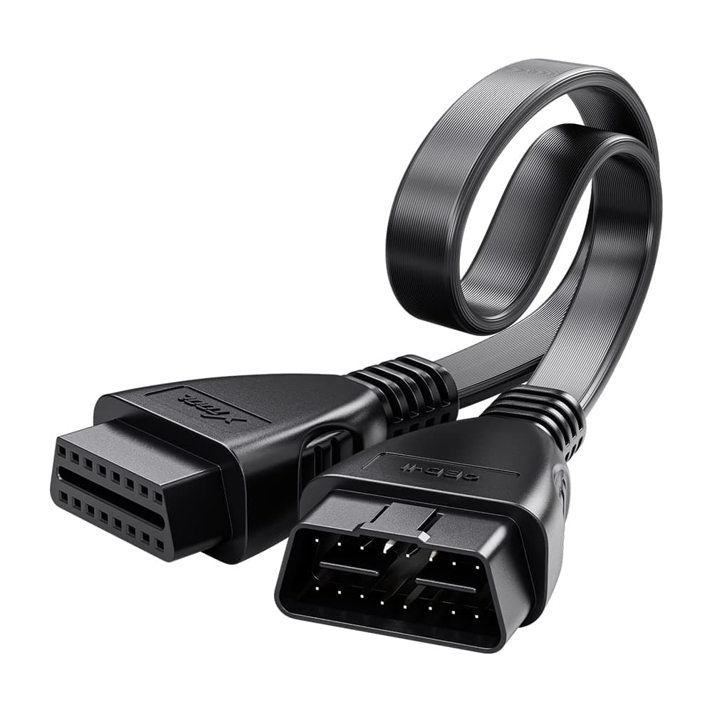XTOOL OBDII Extension Cable, 1.64ft 16 Pin Male to Female Cable, Universal Extension Cord A30/A30D/A30M, D7, D8, D8BT, D9, D9 Pro, IP616, IP819, IP508, IP508S, IP608 Diagnostic Scanner