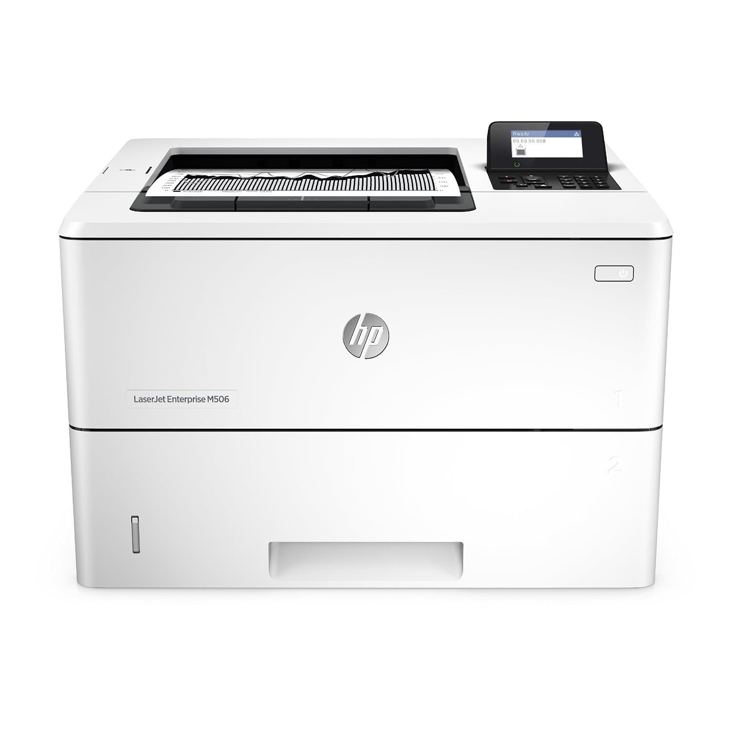 HP M506dn LaserJet Enterprise Printer - White