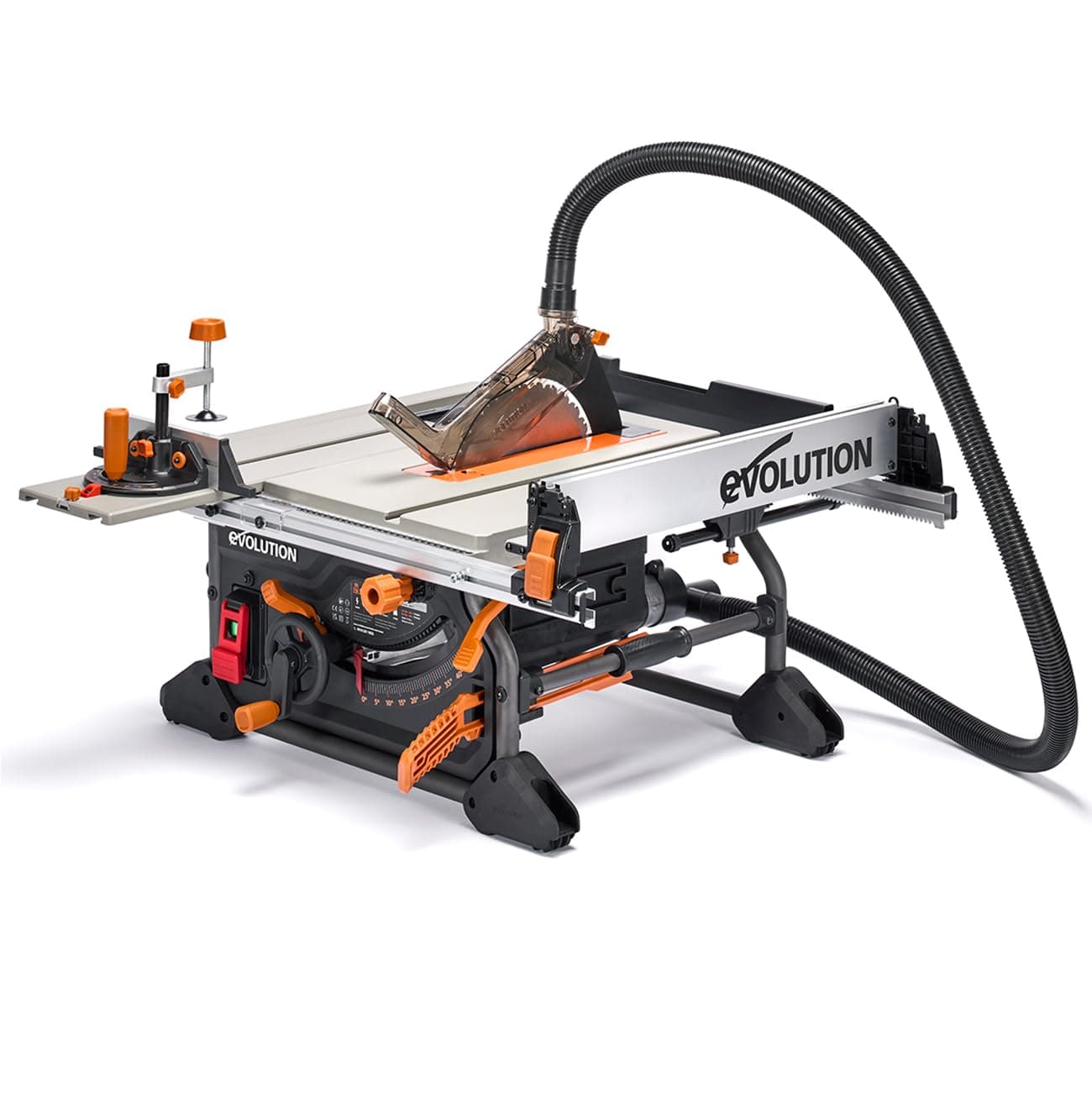 R255TBL+ Table Saw (Next Gen Rage 5-S) Portable Multi-Material Cutting Blade Included Cuts Wood Metal Plastic, 45˚ Bevel, +/- 60˚ Mitre Angle, 85mm Cut Depth, 1800w Motor, 240v