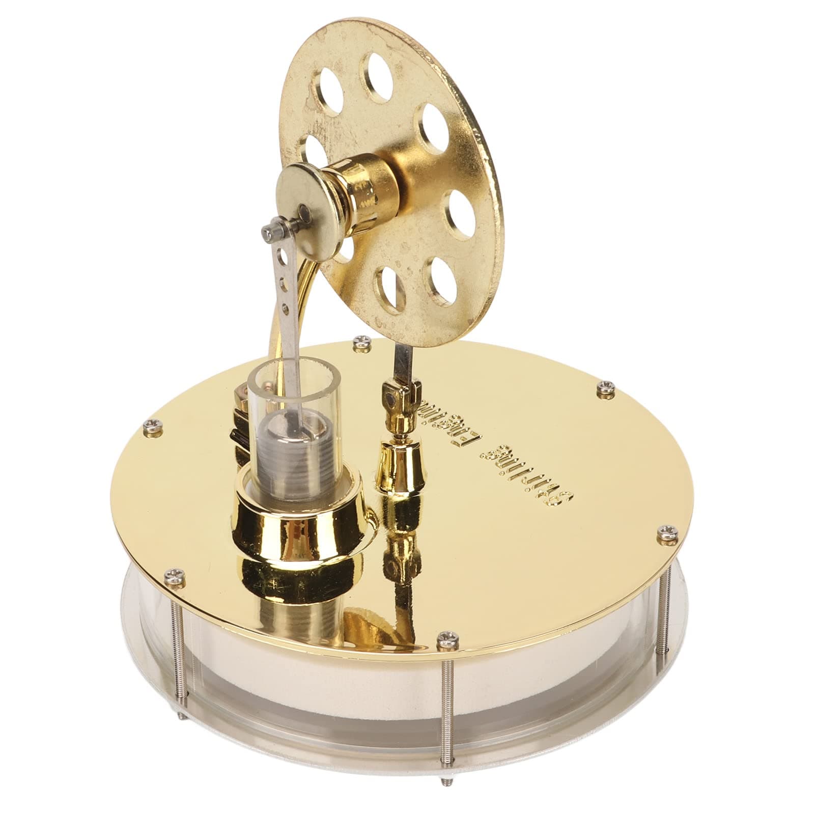 Electricity Power Generator Model, Compact Portable Stirling Engine Motor Model Low Temperature for Demonstration Props