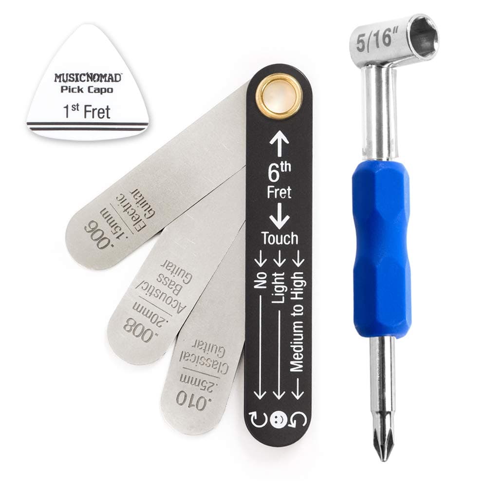 Truss Rod Neck Relief Measure and Adjust Kit Compatible with Gibson and PRS (USA) Guitars (MN611)