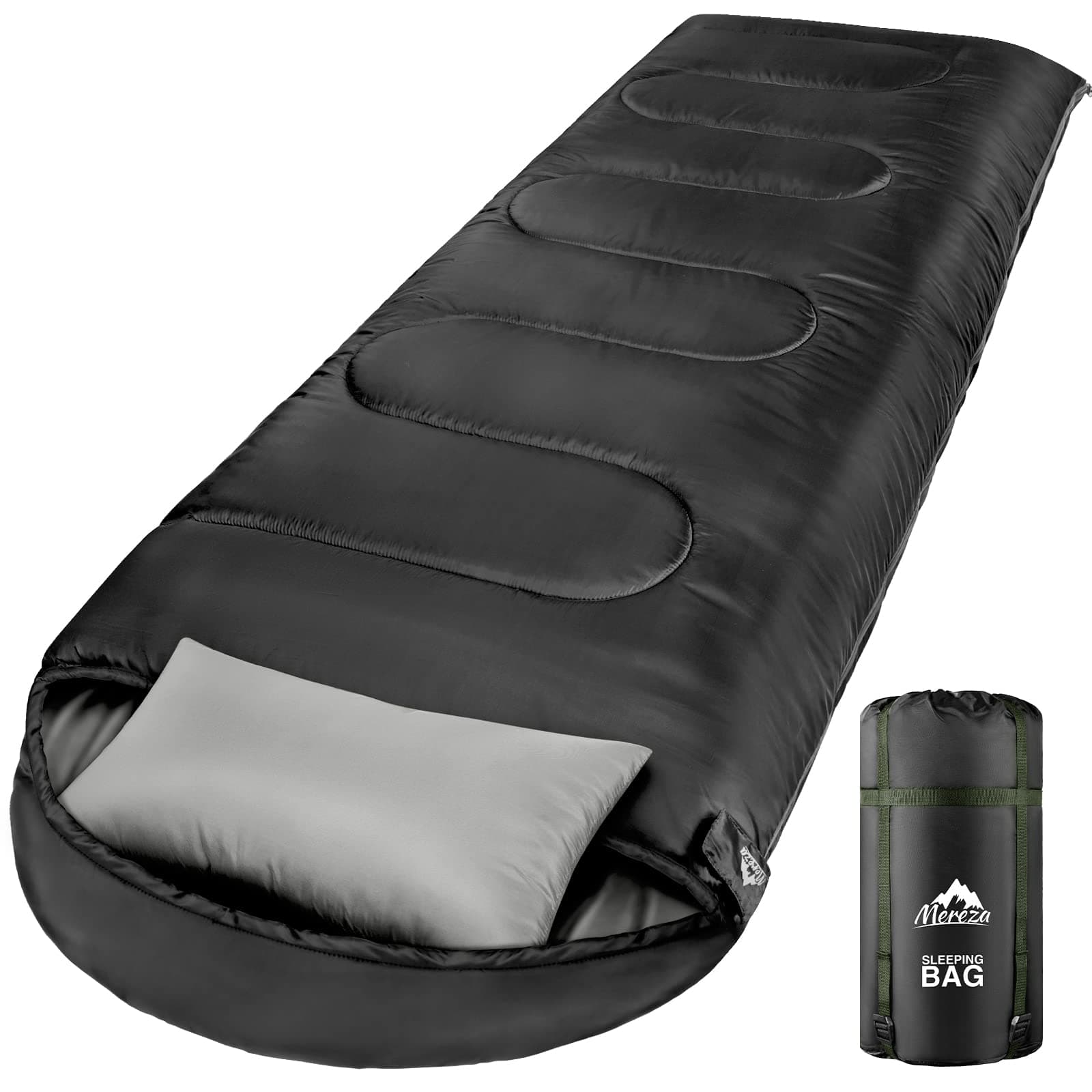 0 Degree Winter Sleeping Bag for Adults Kids with Pillow, Cold Weather Sleeping Bag for 4 Season Camping Hiking Backpacking Sleeping Bags for Big and Tall