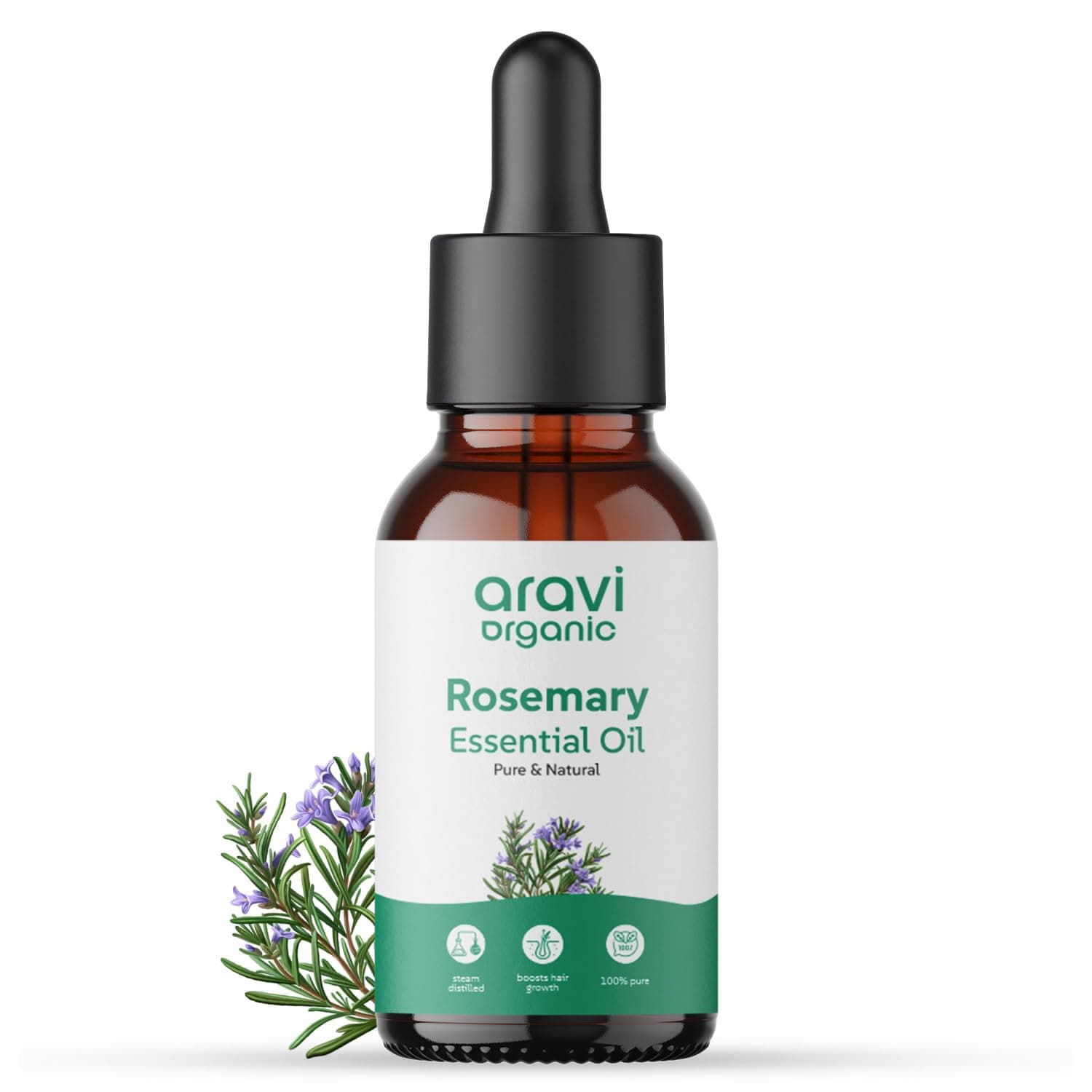 Rosemary Essential Oil for Hair Growth,Quick Hair Growth Rosemary Oil for Women and Men - 100% Pure Rosemary Leaves Oil - 15 ml