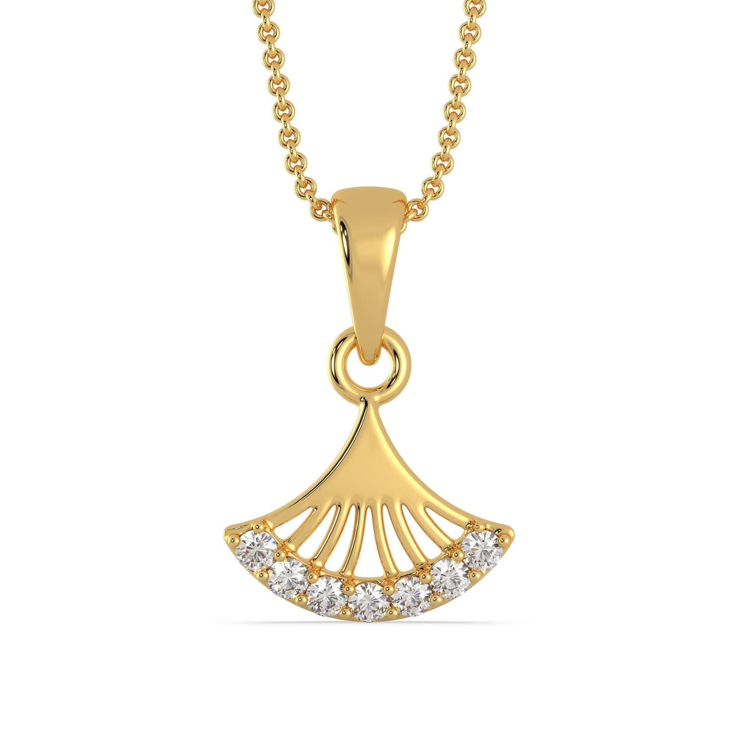 Malabar Gold & Diamonds Yellow Gold Pendant for Women 22k | 22 kt (916) BIS Hallmark Gold Pendant for Women & Girls | 22 Karat Gold Jewellery for Birthday, Wedding, Anniversary & Diwali Gift