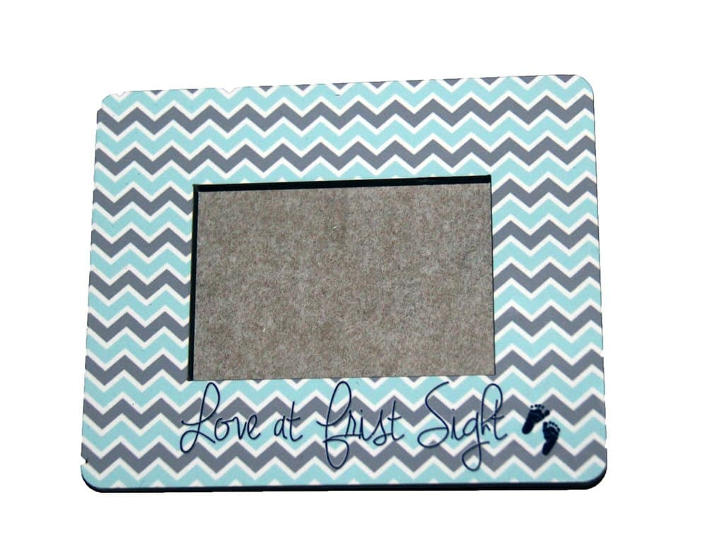 Love at First Sight Ultrasound Baby Boy Picture Frame