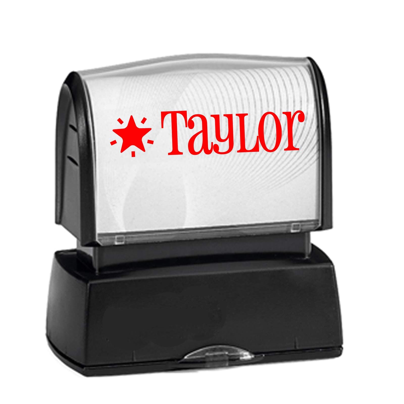 Personalized Kids Name Stamp with Icon - You Choose Ink Color and Icon Image