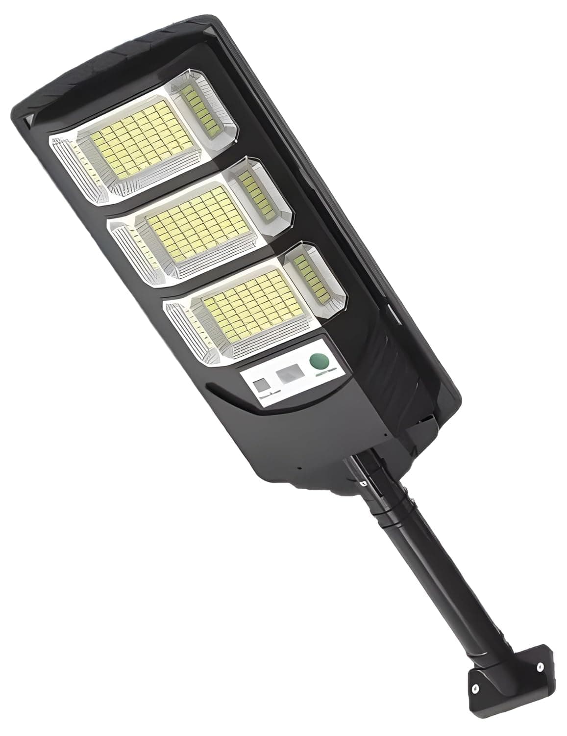 kh Acrylic Solar Street Lights Outdoor Waterproof 144 LED 60 W Solar Dusk to Dawn Flood Light Outside Solar Powered Security Exterior Wall Mount Lamp Motion Sensor Remote Control (Pack of 1)