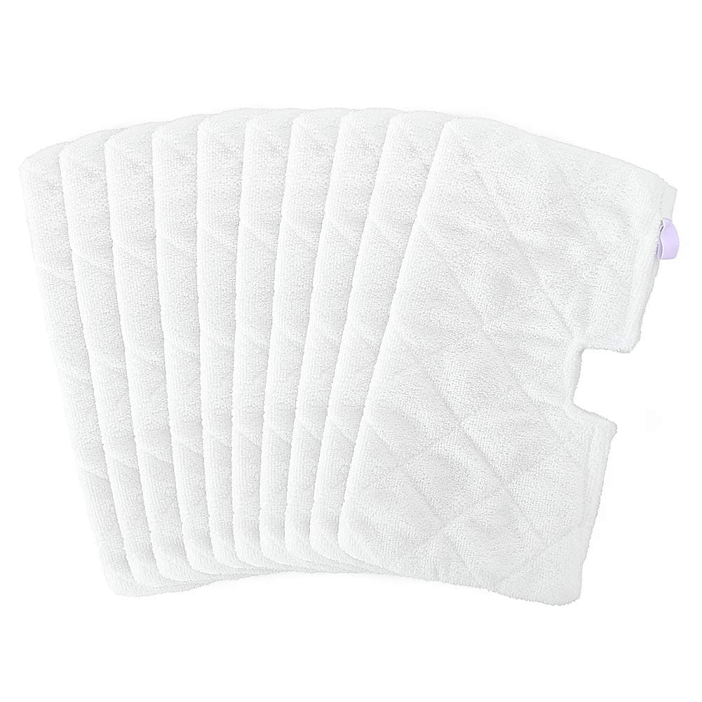Fushing 10pcs Microfiber Replacement Cleaning Pads for Shark Steam Pocket Mops S3500 series, S2902, S3455K, S3501, S3550, S3601, S3801, S3901, S4601, S4701D, SE450