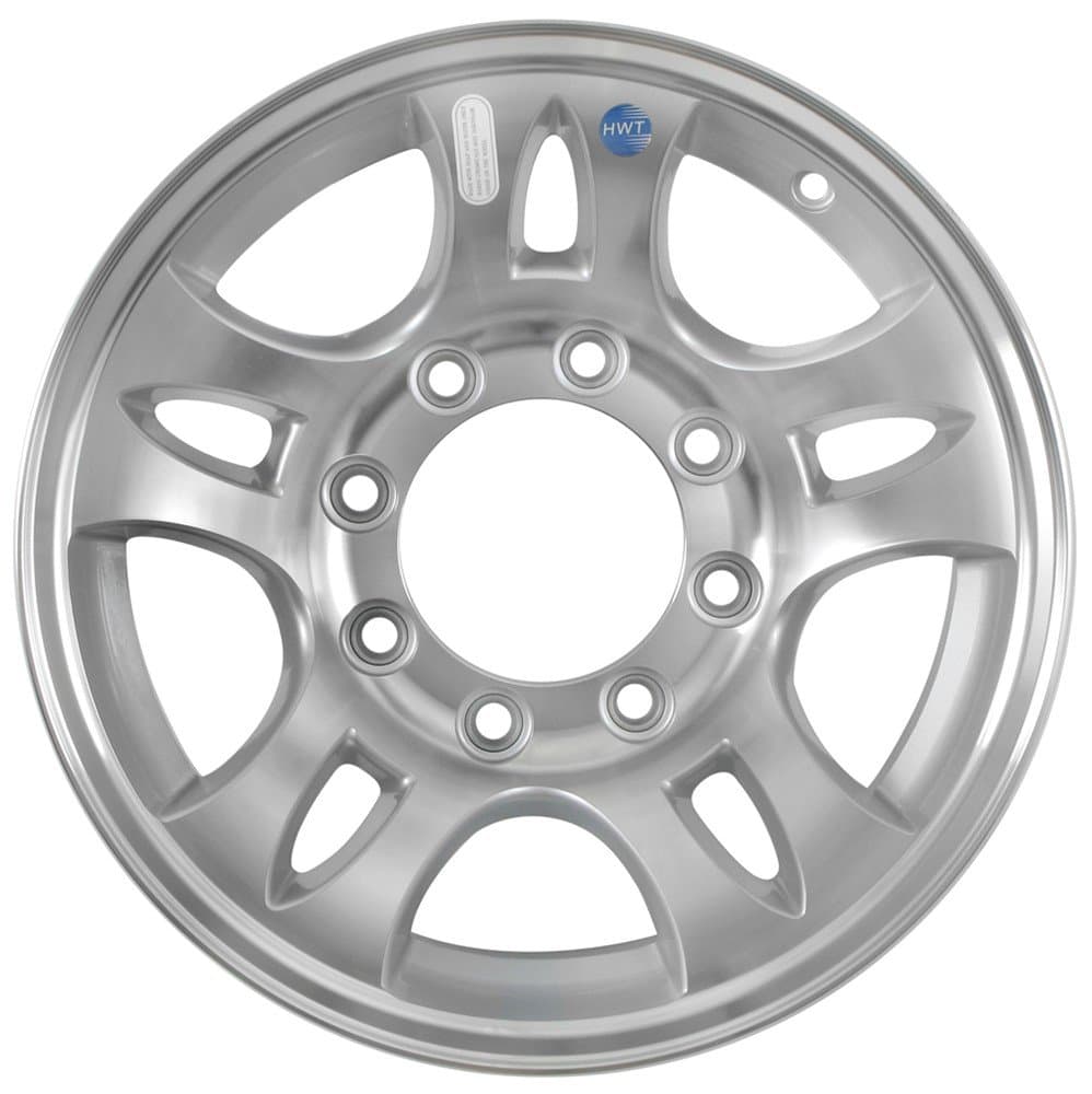 16 x 6 Aluminum Sendel T03 Trailer Wheel 8 Lug, 3,580 lb Capacity