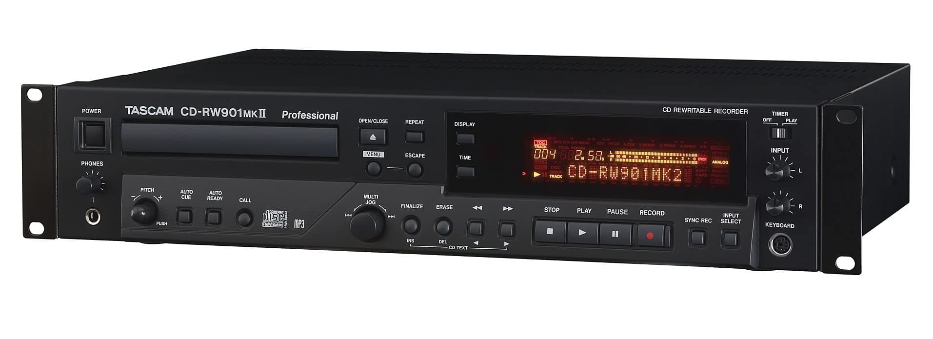 Tascam CD-RW901MKII Professional Audio CD Recorder