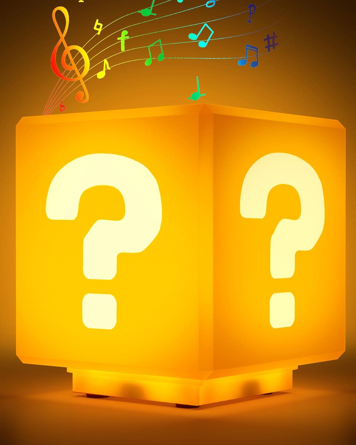 Super Bros Toys Night Light for Kids with Game Sound Effects Illusion Lamp Room Decor Merchandise As Gifts for Kids Fans