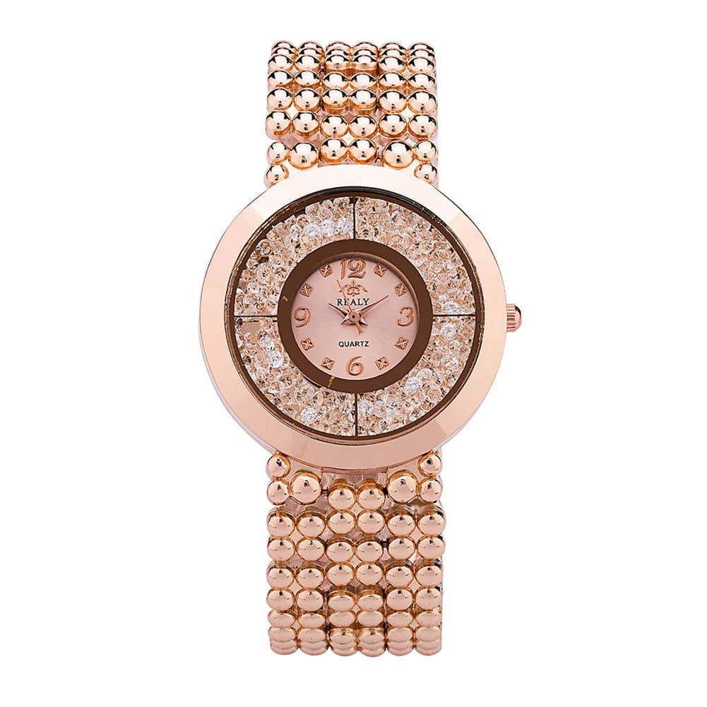 Ladies Dress Wrist Watch for WomenWatch Rose Gold REALY Stainless Steel Bracelet Wrist Watch- Female Rose Gold, Silver, Gold …
