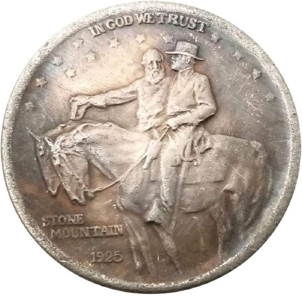 1925 Replica Coin - Antique US Liberty Half-Dollar Coin USA Uncirculated Morgan Dollars