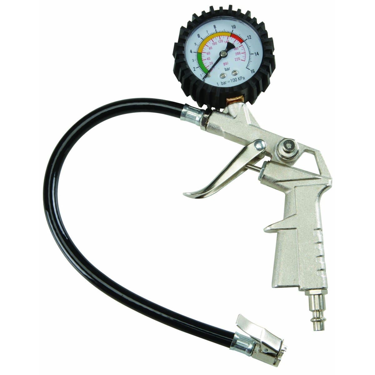 Pistol Grip Tire Inflator with Gauge from TNM