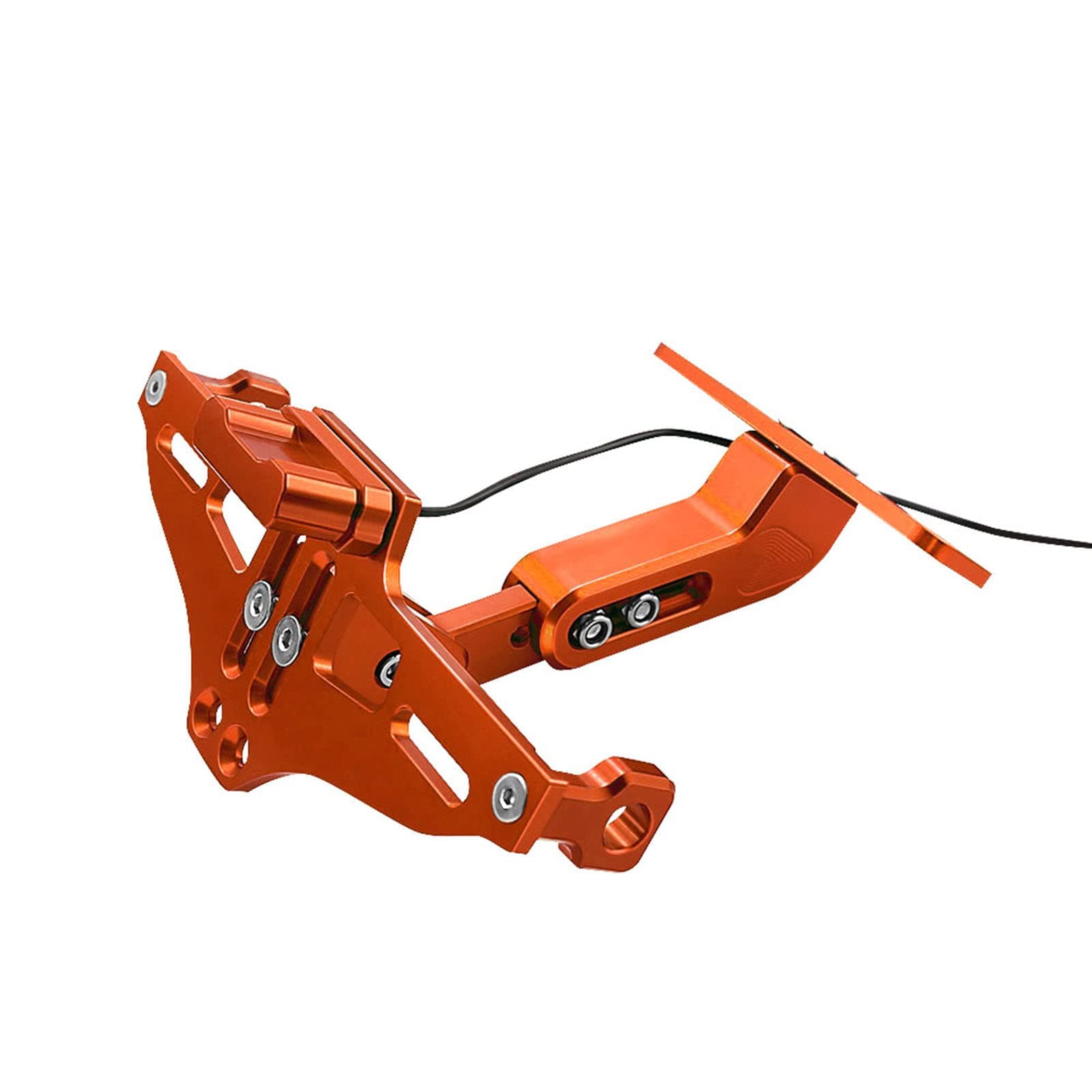 Motor Aluminum License Plate Bracket Holder Fender Eliminator For KM 1190 RC8 2009-2011/125 Du 2013-2018/200 Du 2015-2018/250 Du 2014-2018/690 Du 1994-2018