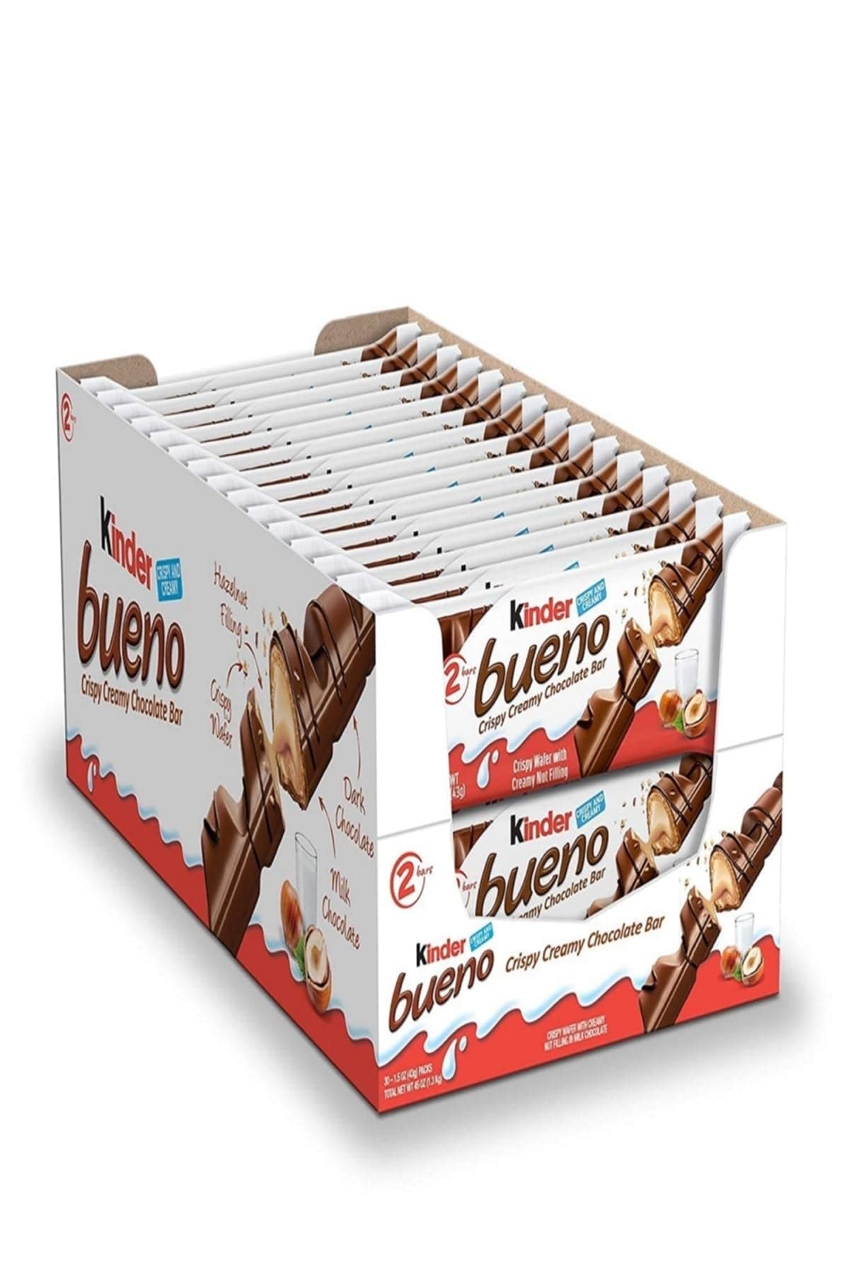 Kinder Bueno 1290g pack of 30