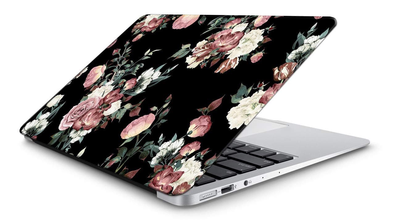 Yuckquee Floral/Flower Vinyl Laptop Skin/Sticker/Cover/Decal Compatible for 10/14/15/15.6/17/17.3 Inches Laptop Or Notebook. F-2