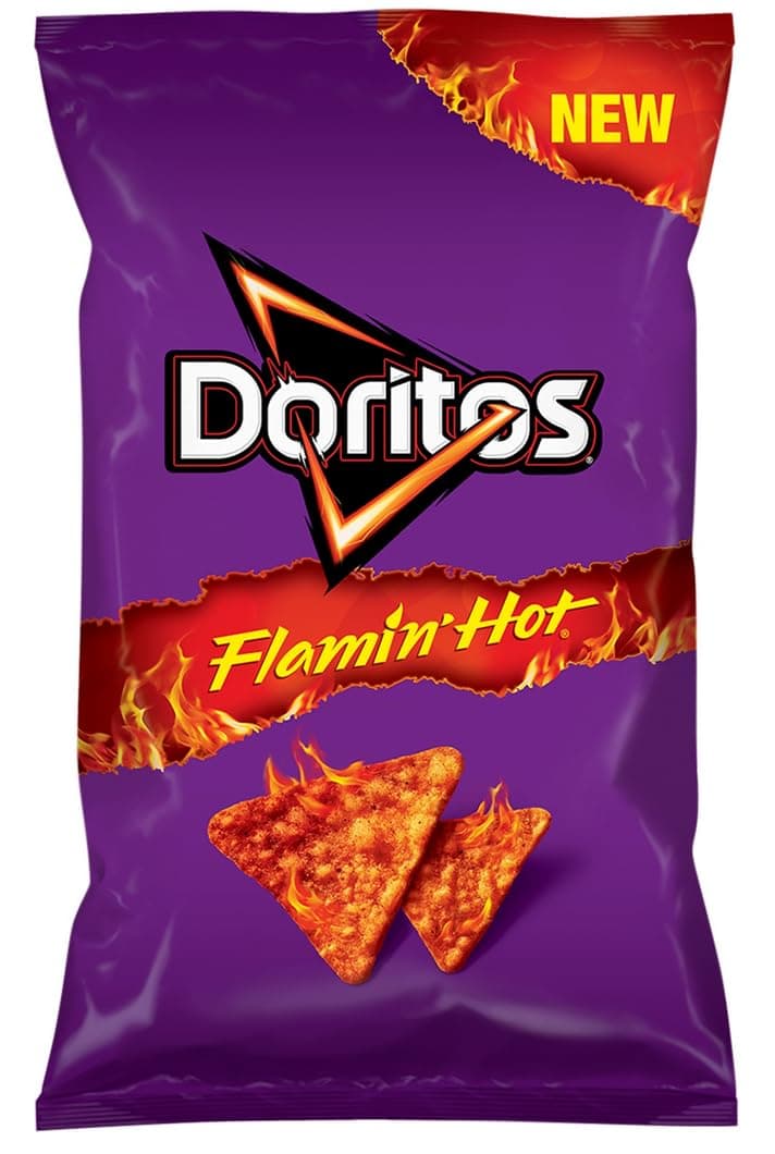 Doritos Flaming Hot Toritilla Chips 48g