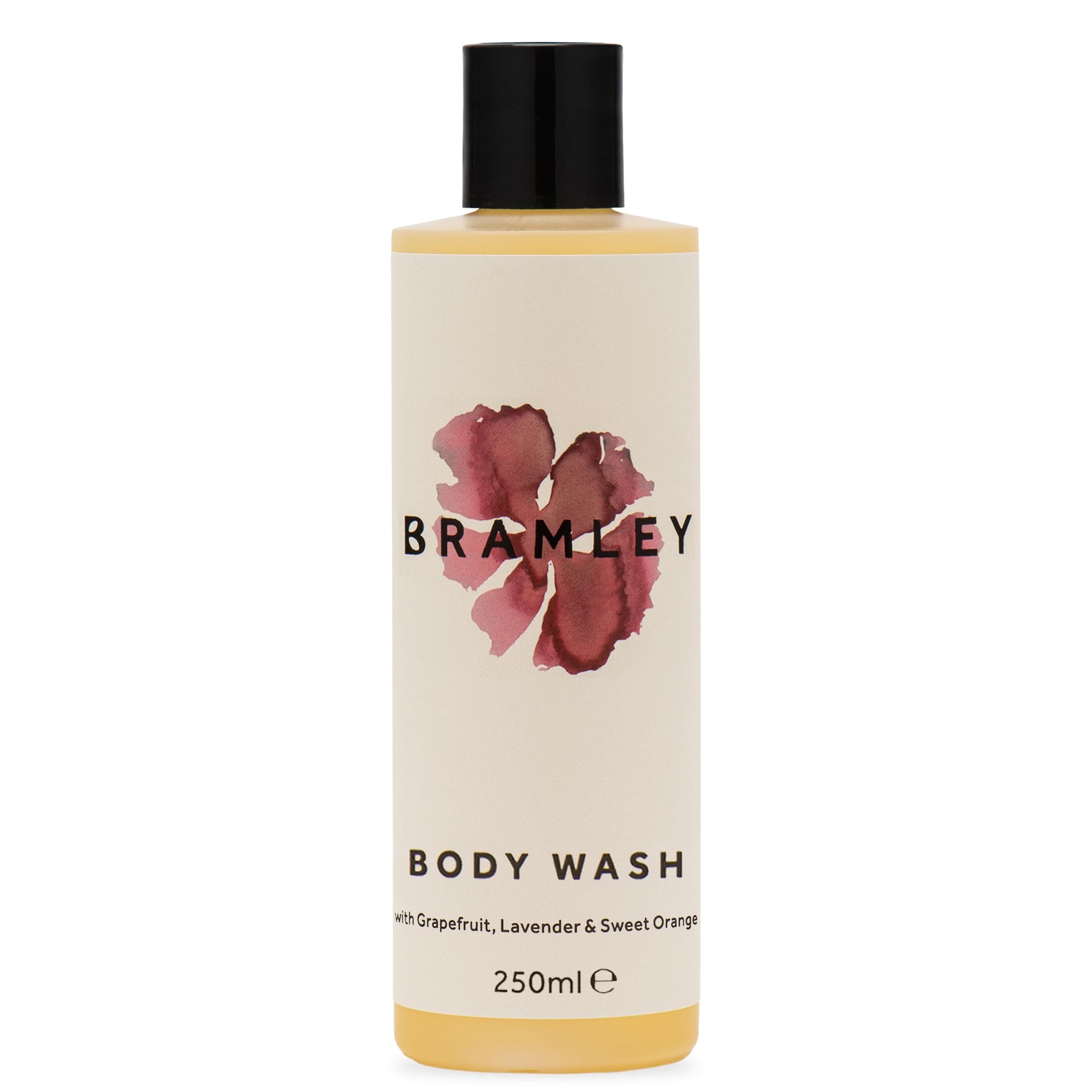 Bramley Body Wash, Natural Shower Gel with Grapefruit, Lavender & Sweet Orange Essential Oils, Uplifting and Refreshing Vegan Shower Gel (250ml)